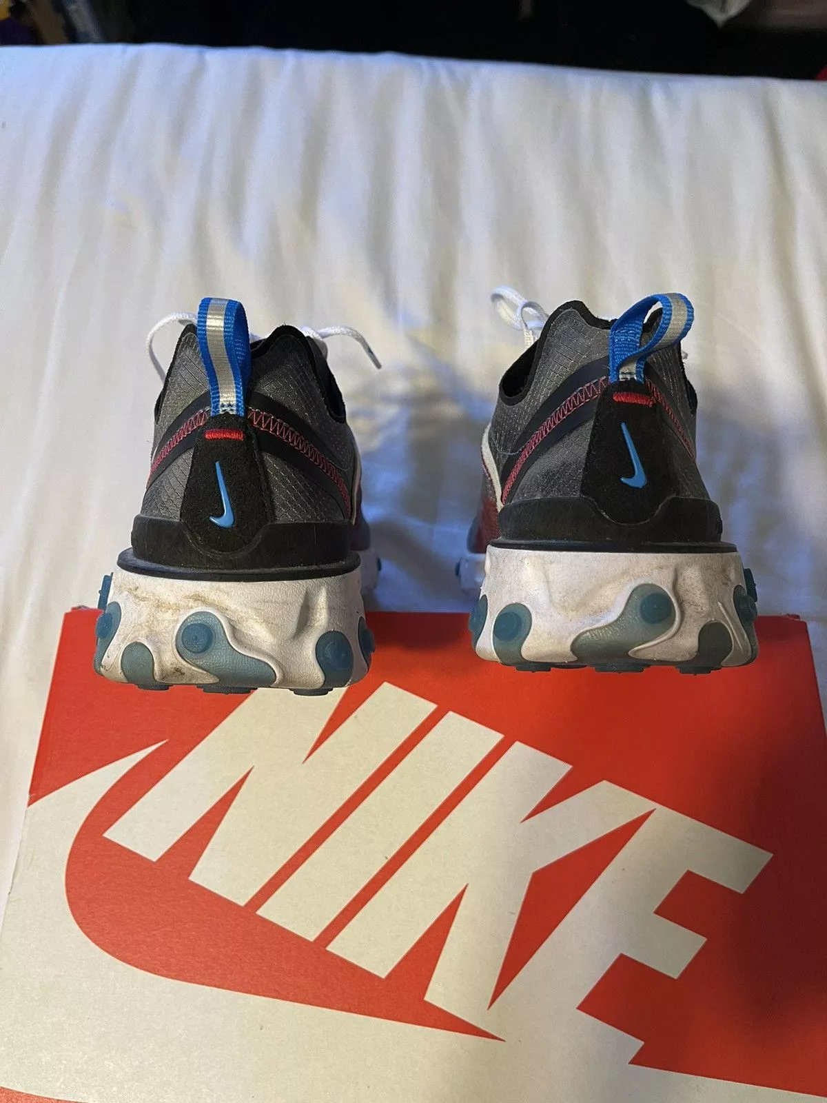 Nike Low Top Sneakers Nike React Element 87 Dark Grey Gray