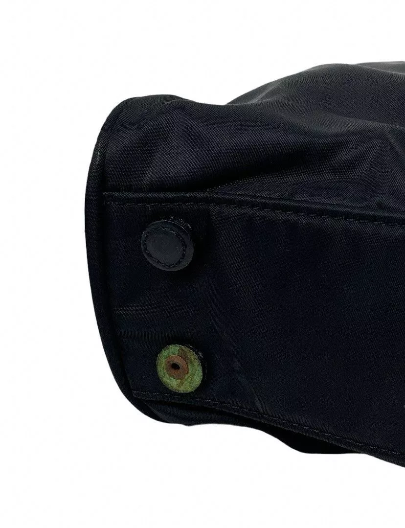 Prada Shoulder Bags Prada Tessuto Nylon Shoulder Bag Black