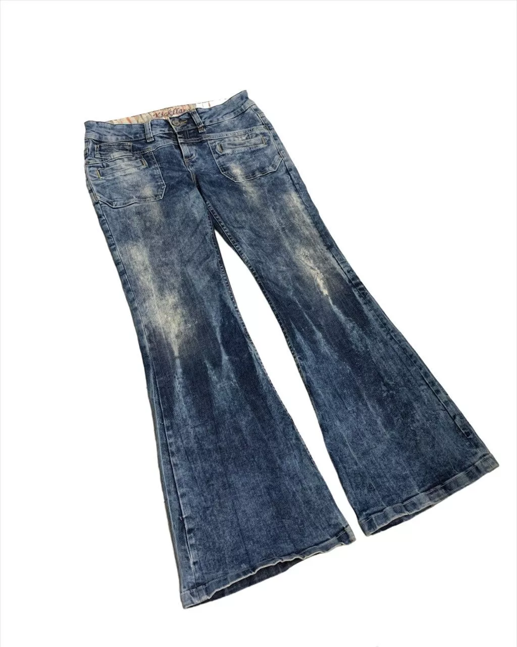 Hysteric Glamour Jeans Hysteric Glamour × Japanese Brand × Tornado Mart Flare Jeans Japanese Brand Low Rise Elastic Acid Bootcut Multi
