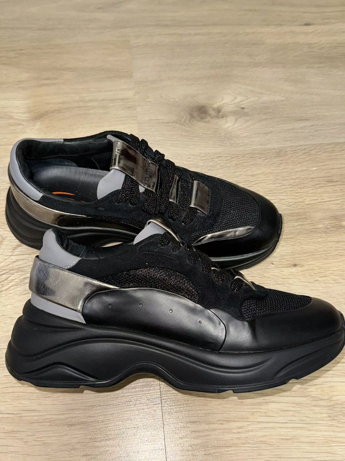 Santoni Platforms Santoni Black
