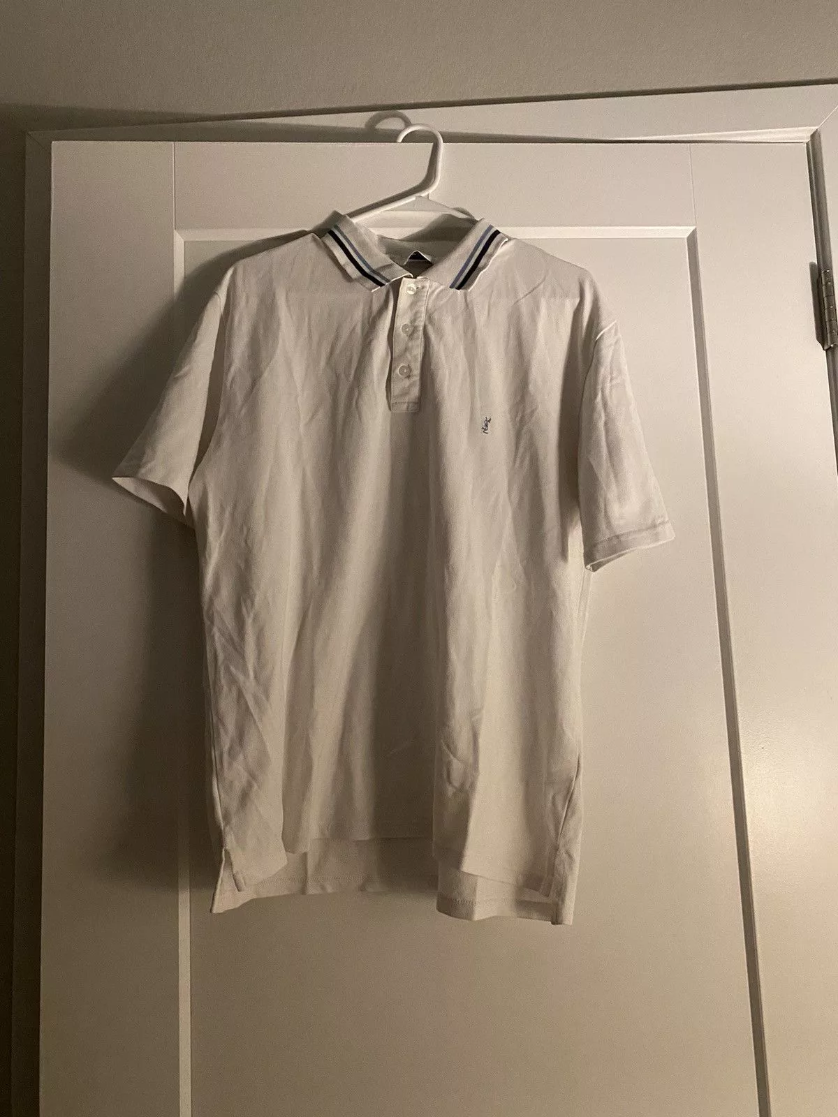 Designer Polos Designer × Saint Laurent Paris × Yves Saint Laurent Vintage Yves Saint Laurent Polo White