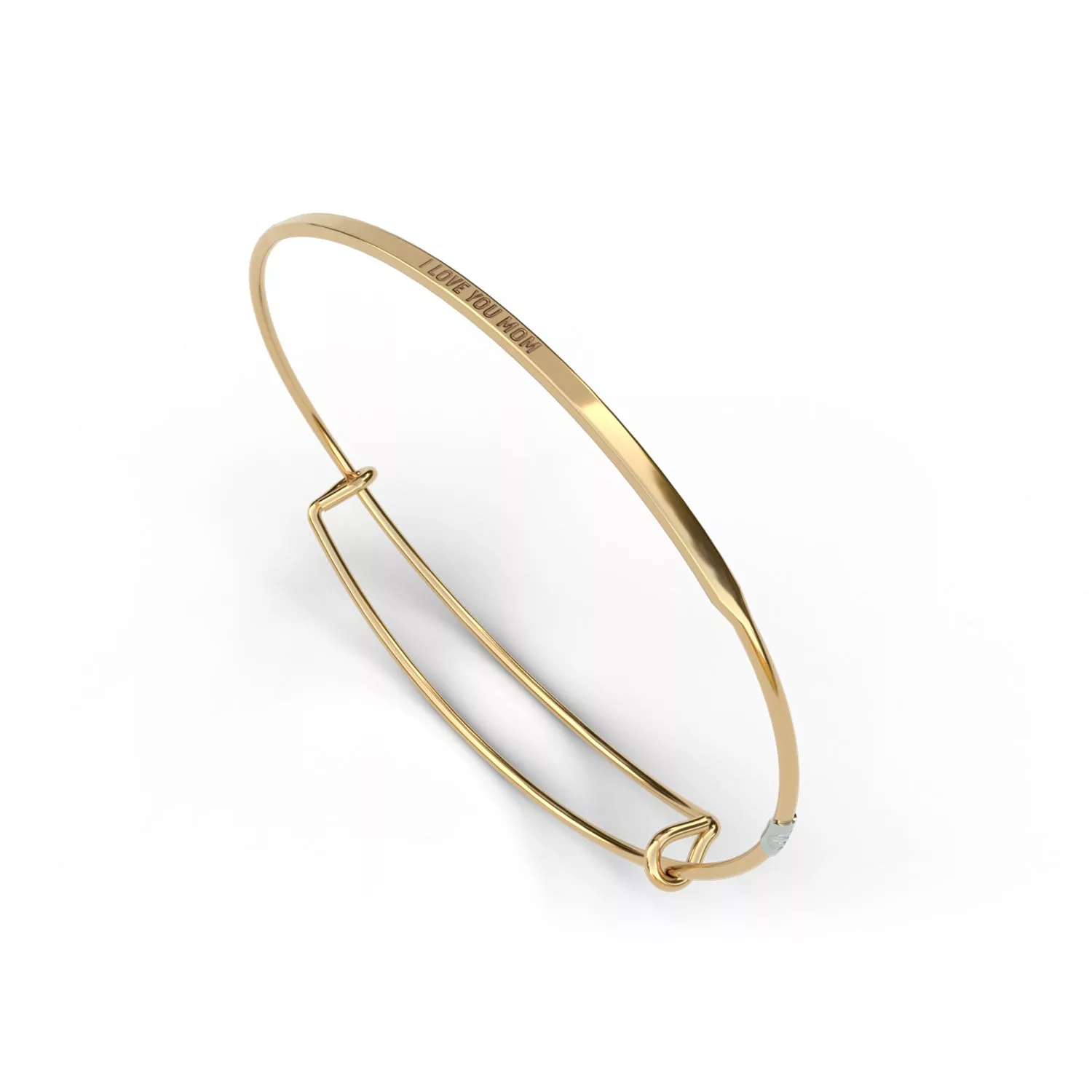 I Love You Mom Bangle