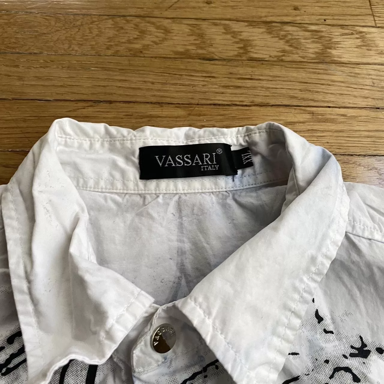 Other Shirts Button Ups Other Vassari Graphic Button down White