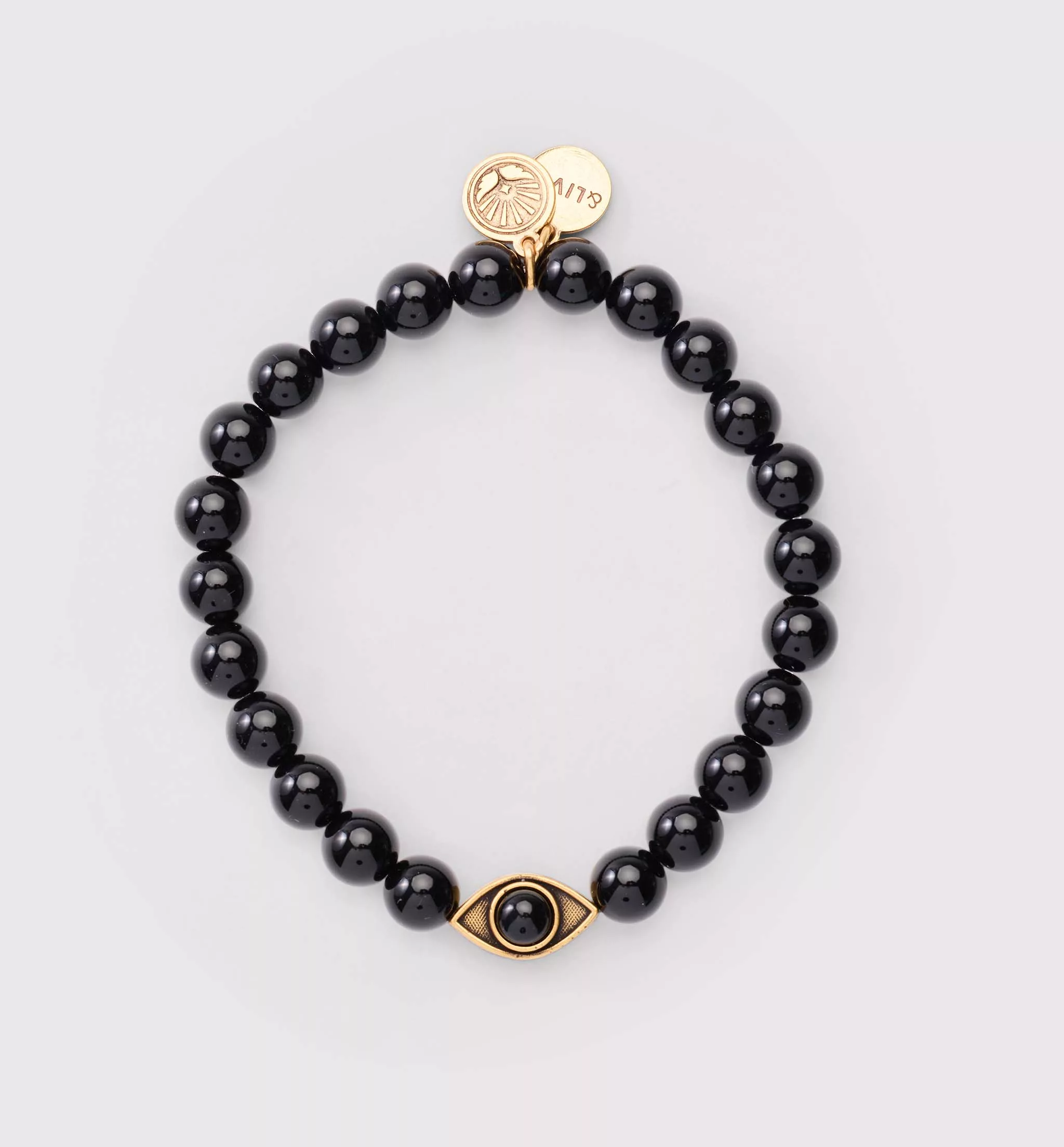 Divine Grounding Onyx Stretch Bracelet