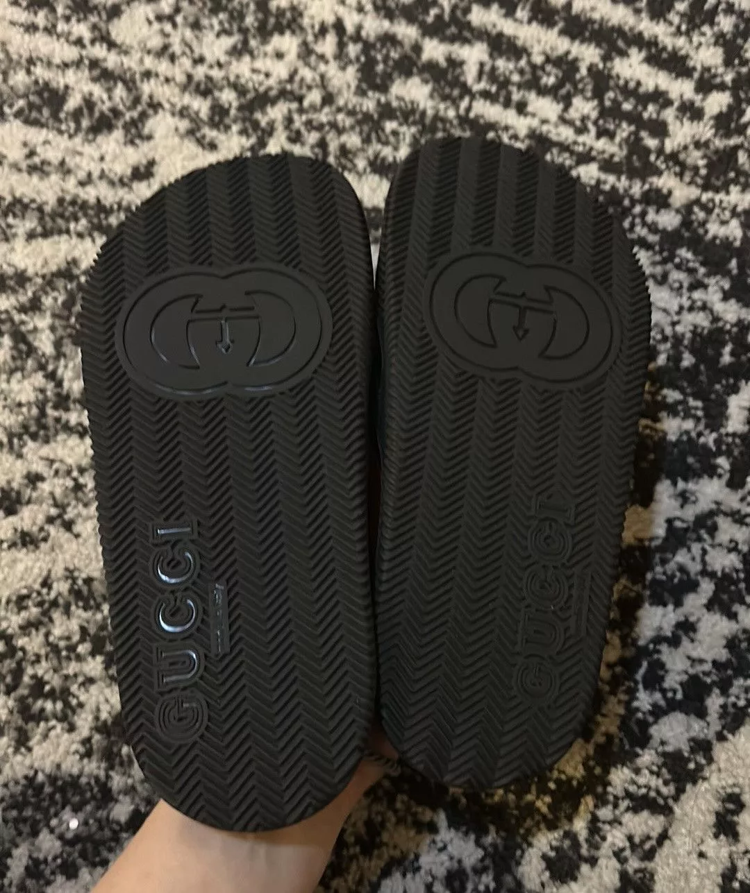 Gucci Sandals Gucci Cross Rubber Sandal size 35 Multi