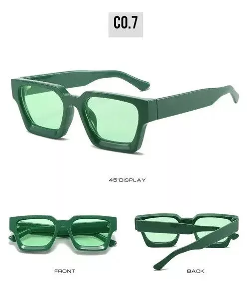 Electric Visual Sunglasses Electric Visual Green Squared Polarized Sunglasses Vintage