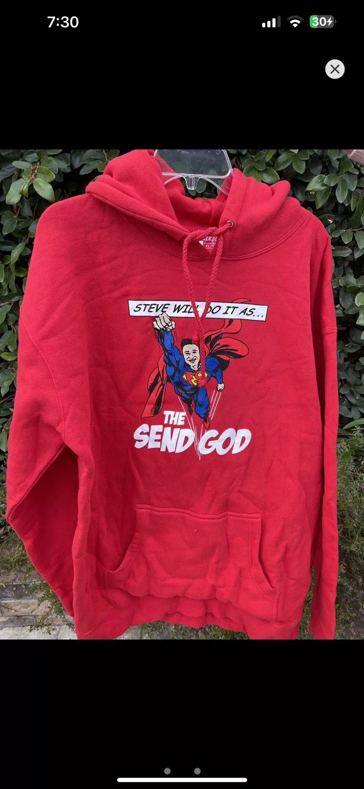 Full Send Light Jackets Full Send Steve will do it Superman Red