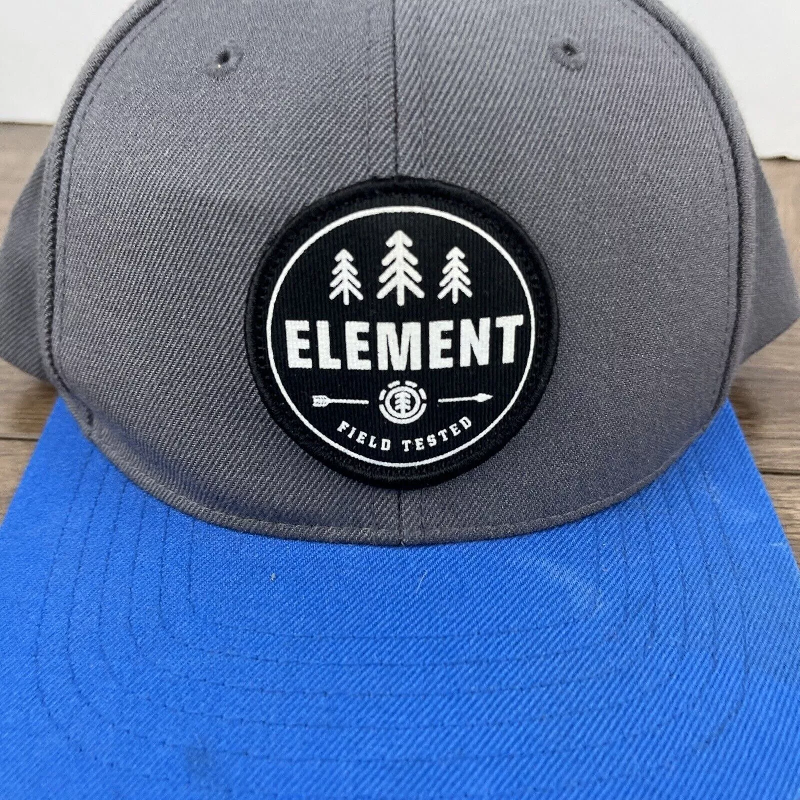 Other Hats Other Element Field Tested Hat Element Gray Snapback Hat Adjustabl