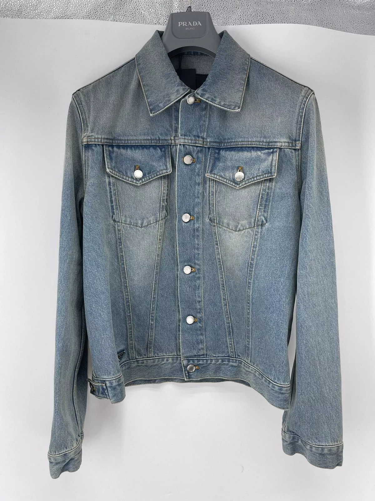 Prada Denim Jackets Prada Denim Jacket Size M Blue