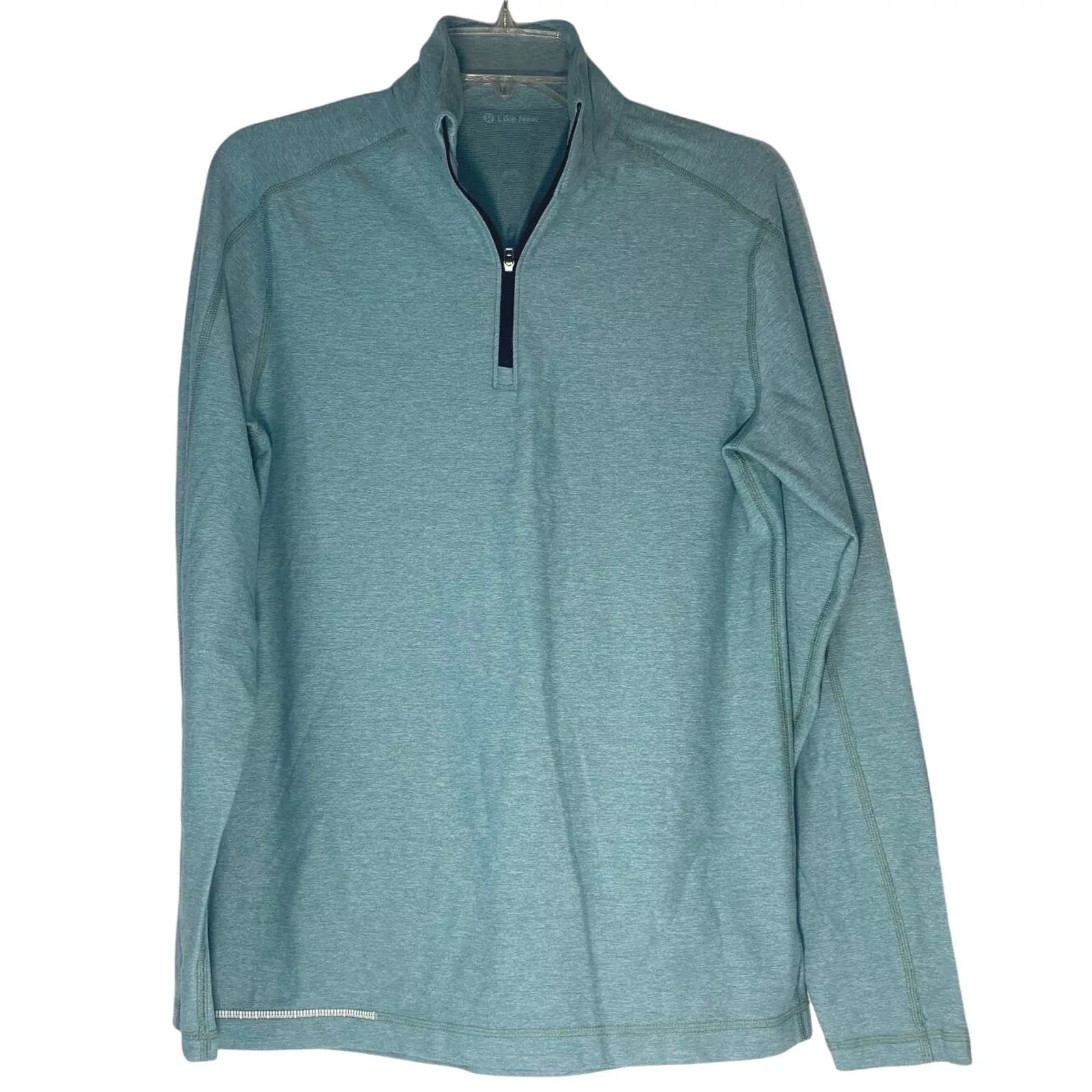 Lululemon Jackets Lululemon aqua blue 1/4 Zip Jacket men sz S