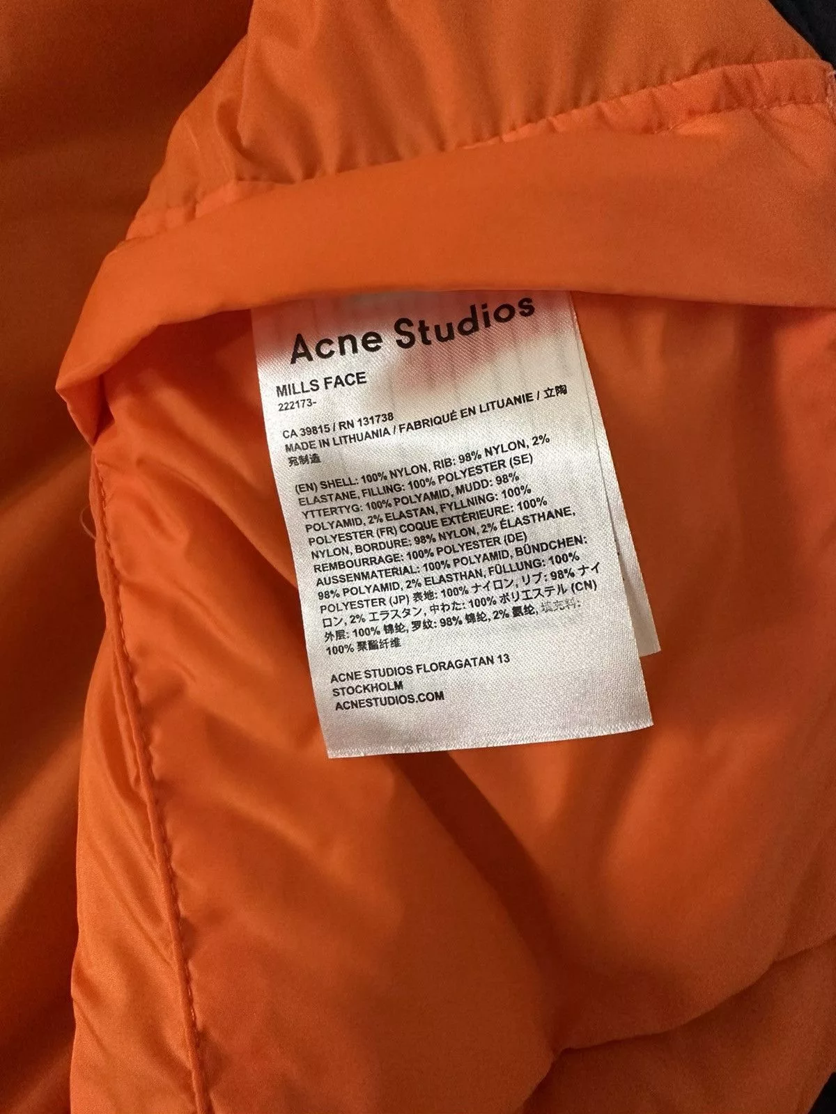 Acne Studios Light Jackets Acne Studios bomber - Face Blue