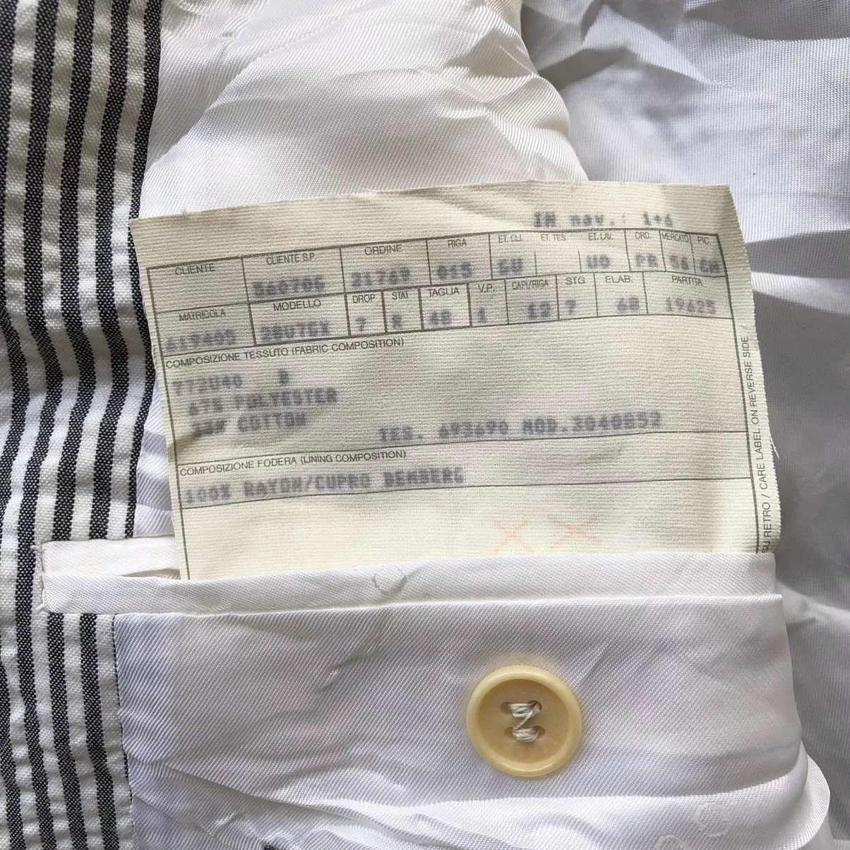 Gucci Blazers GUCCI Black White Stripe Blazer Coat