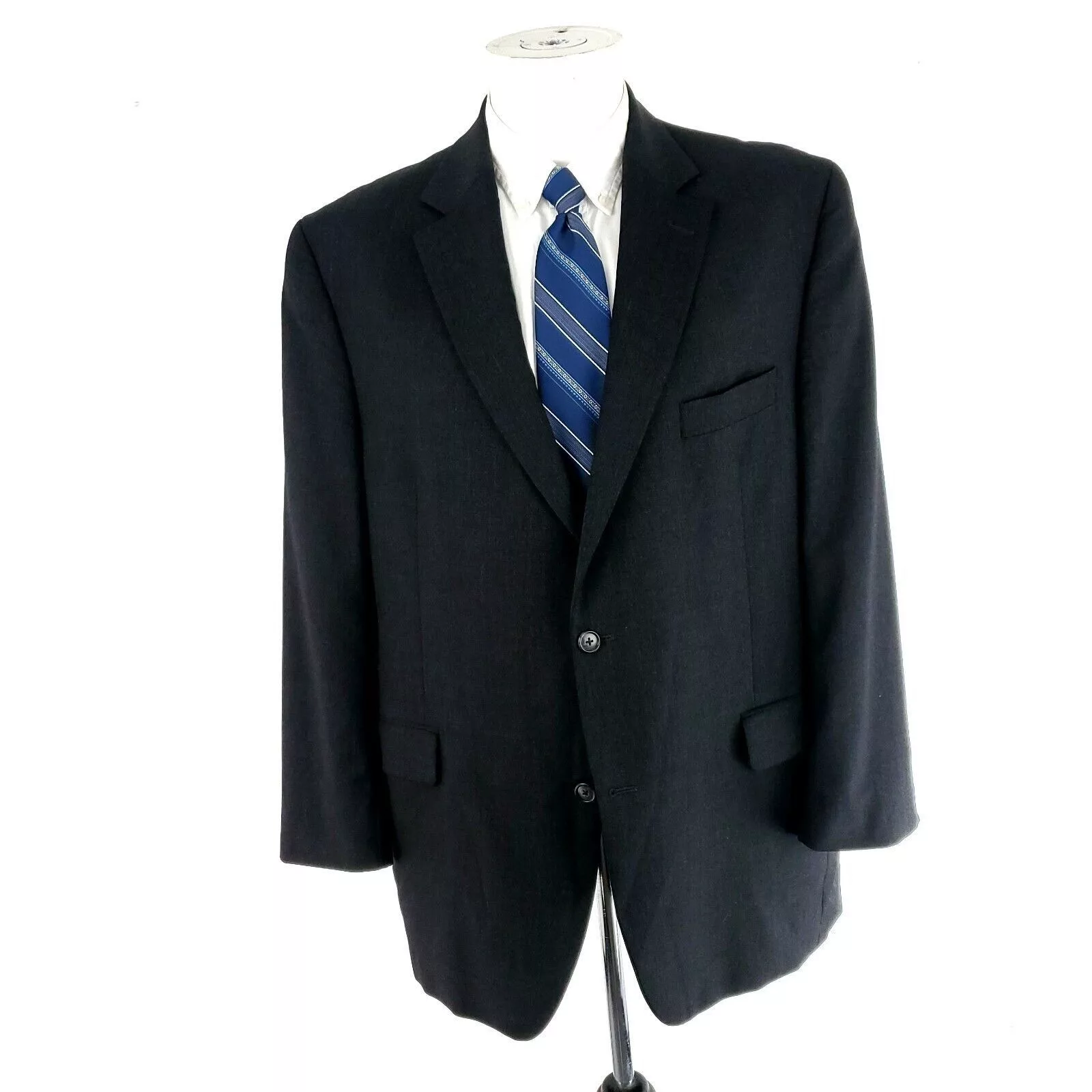Jack Victor Suits Jack Victor Vogue Ct Wool 2 Button 2 Piece Suit 44L Gray 42/