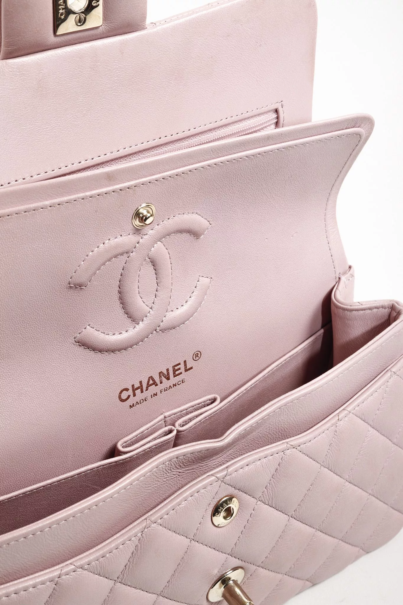 Chanel Shoulder Bags Chanel CC Mini Rectangle Flap Bag Pink