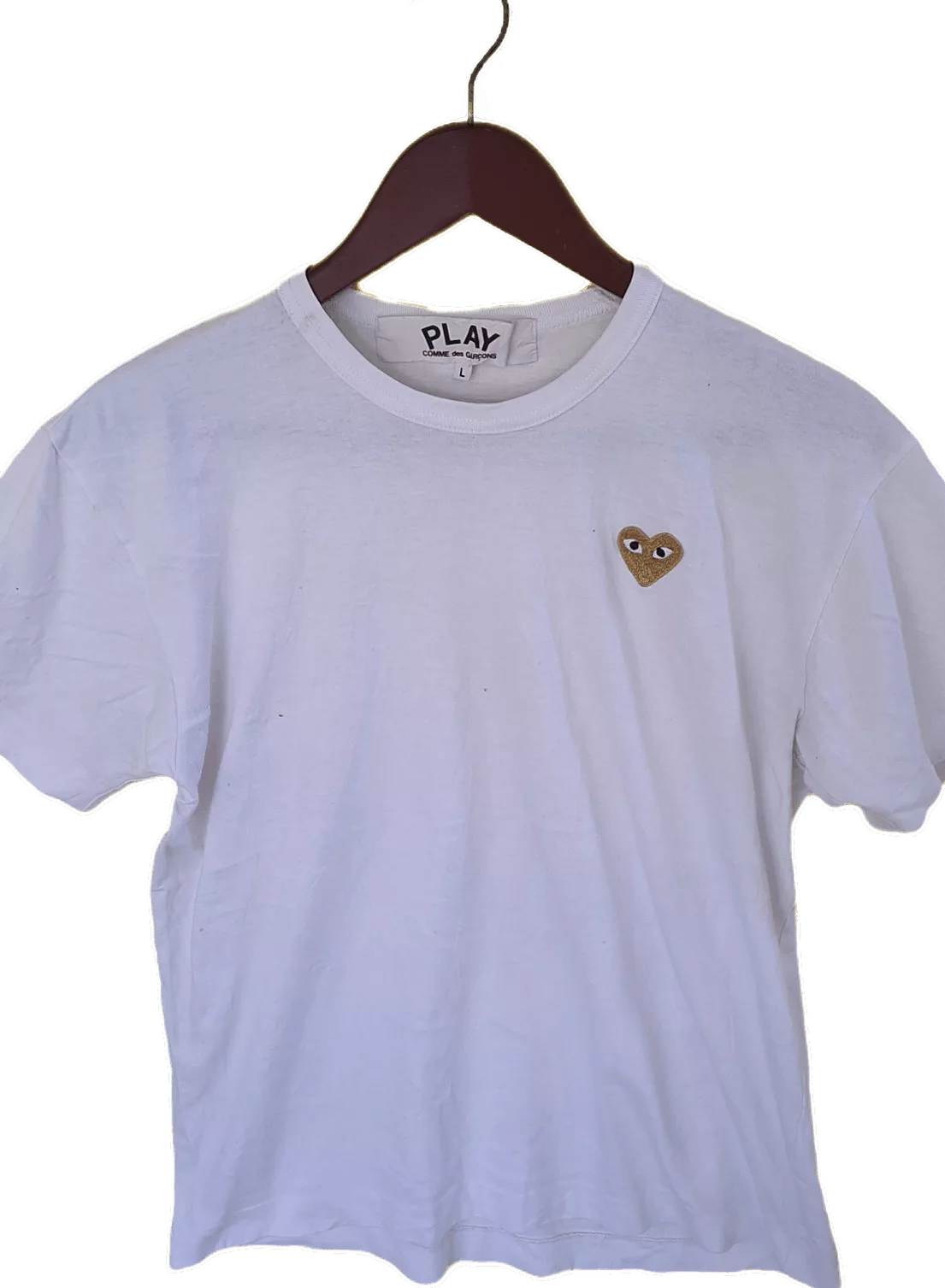 Comme des Garcons Short Sleeve T Shirts Comme des Garcons Play Comme des Garcon Tees t shirt White