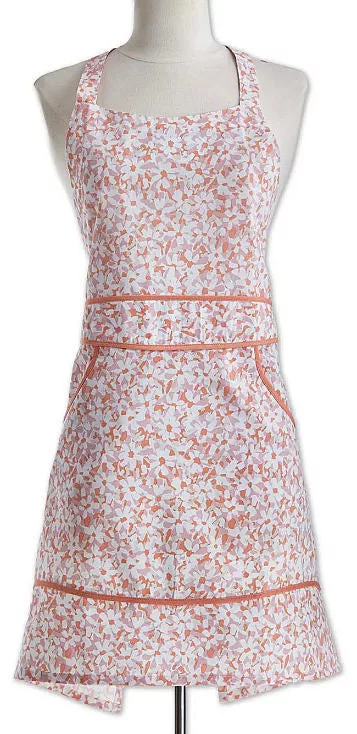 Flower Petals Apron Pink