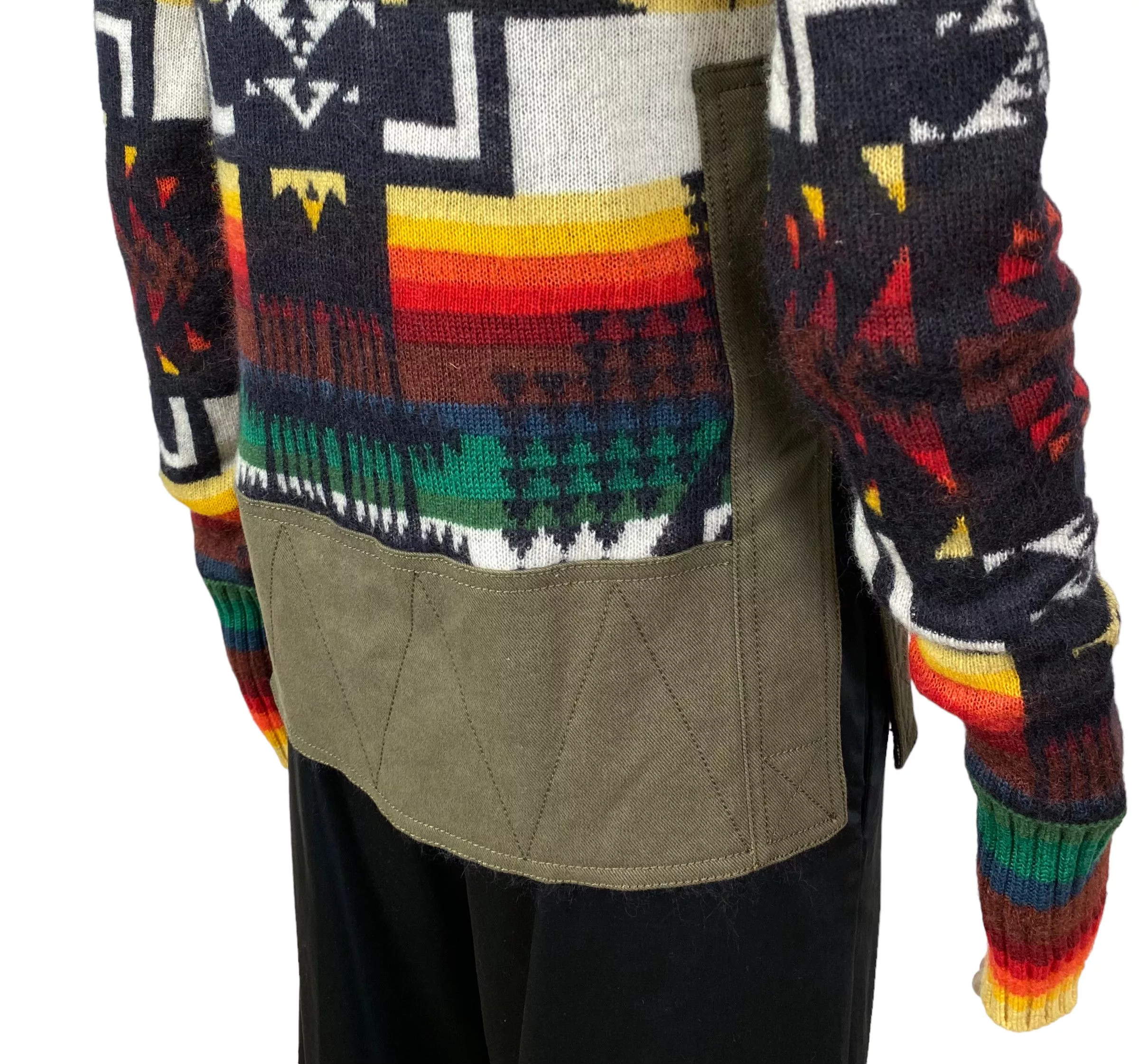 N21 Sweaters Numero 21 N21 Sweater alpaca-wool printed pullover size 38 Multi