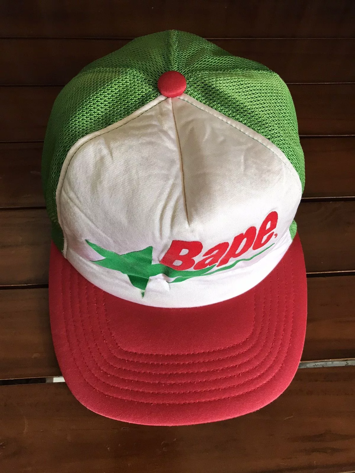 Bape Hats Bape Sta Mesh Cap Green