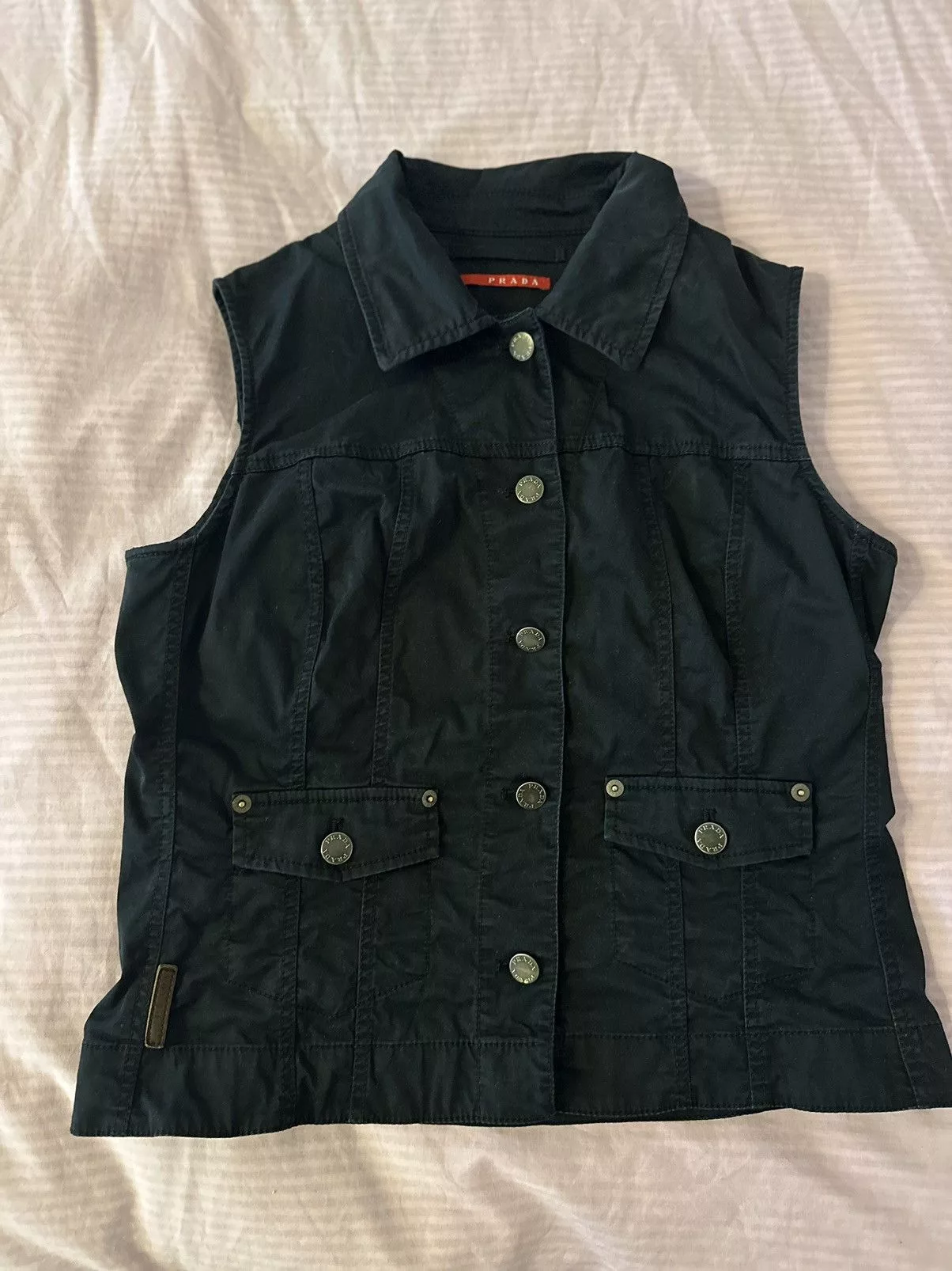 Prada Short Sleeve T Shirts Prada shirt / vest Black