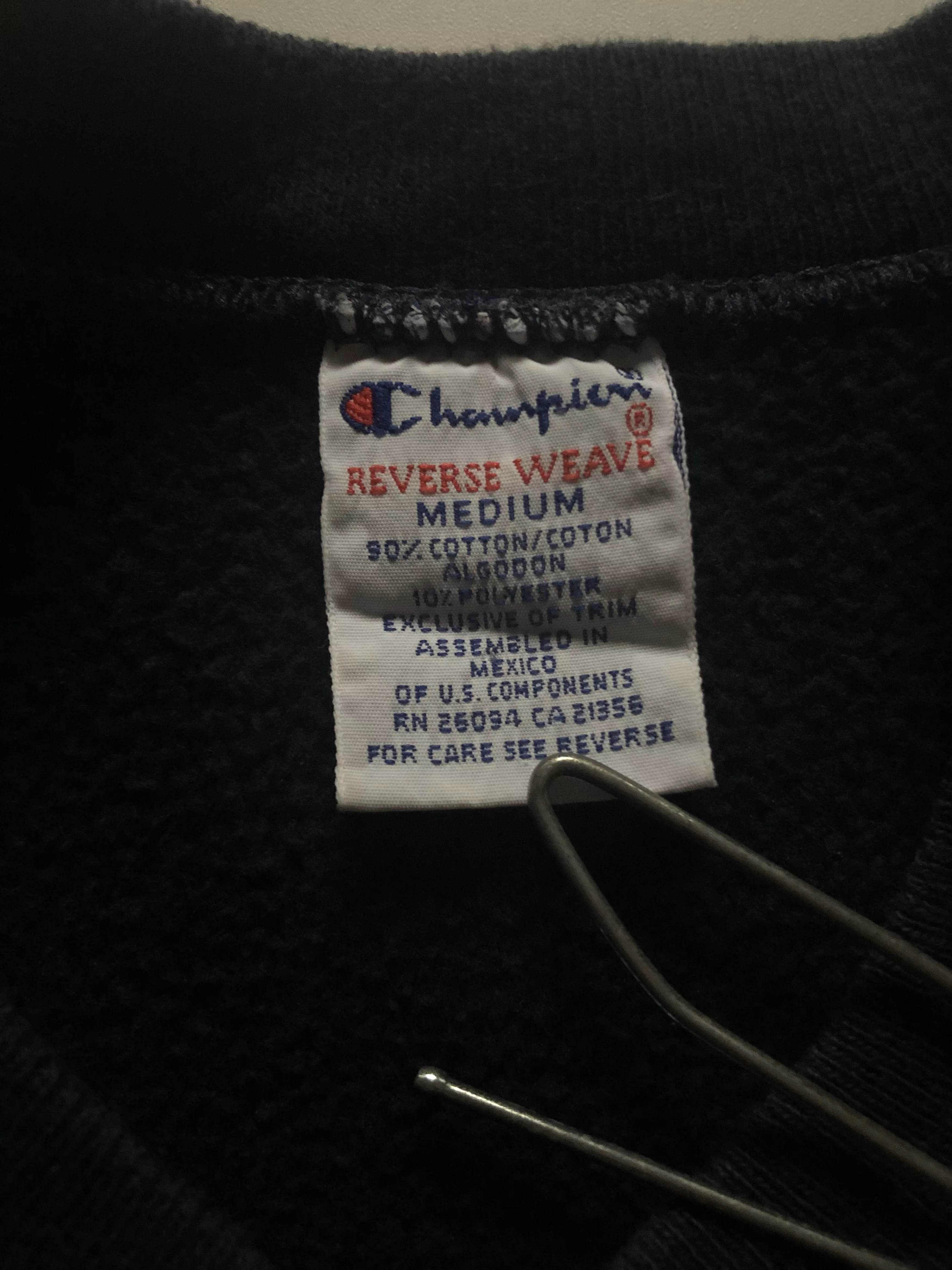 Champion Sweatshirts Hoodies Champion × Vintage Vintage MIT Champion Reverse Weave Sweatshirt Blue