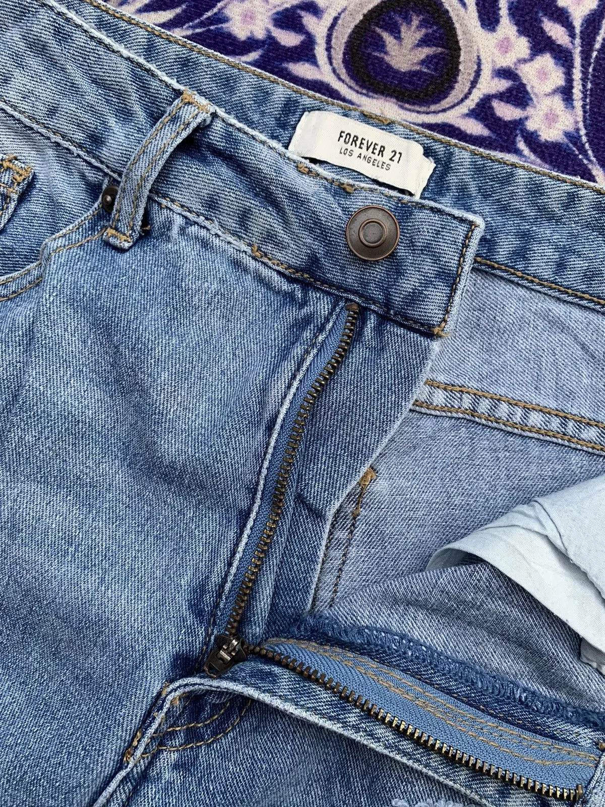 Designer Denim Designer × Forever 21 Forever 21 Distressed Denim Blue