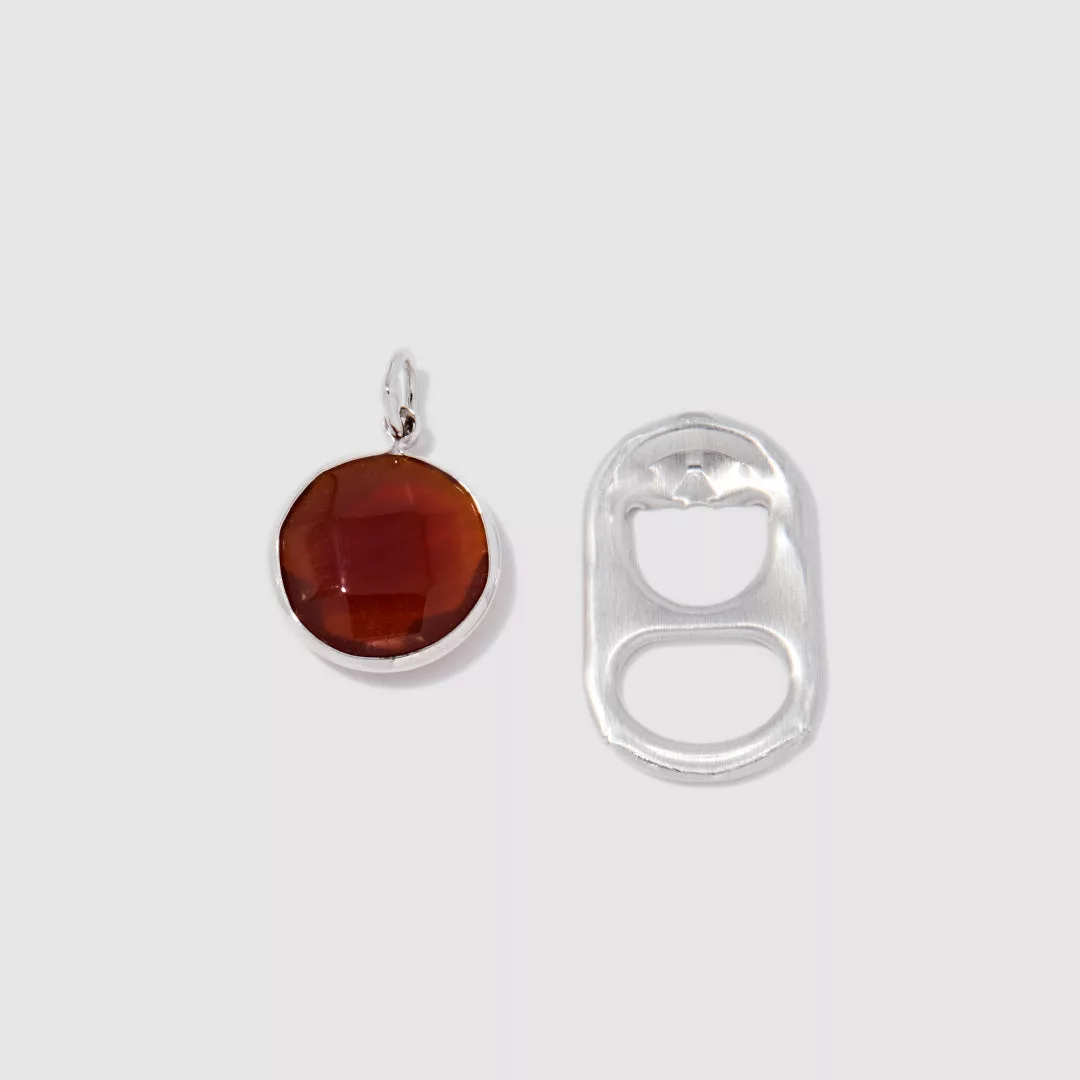 Round Carnelian Charm