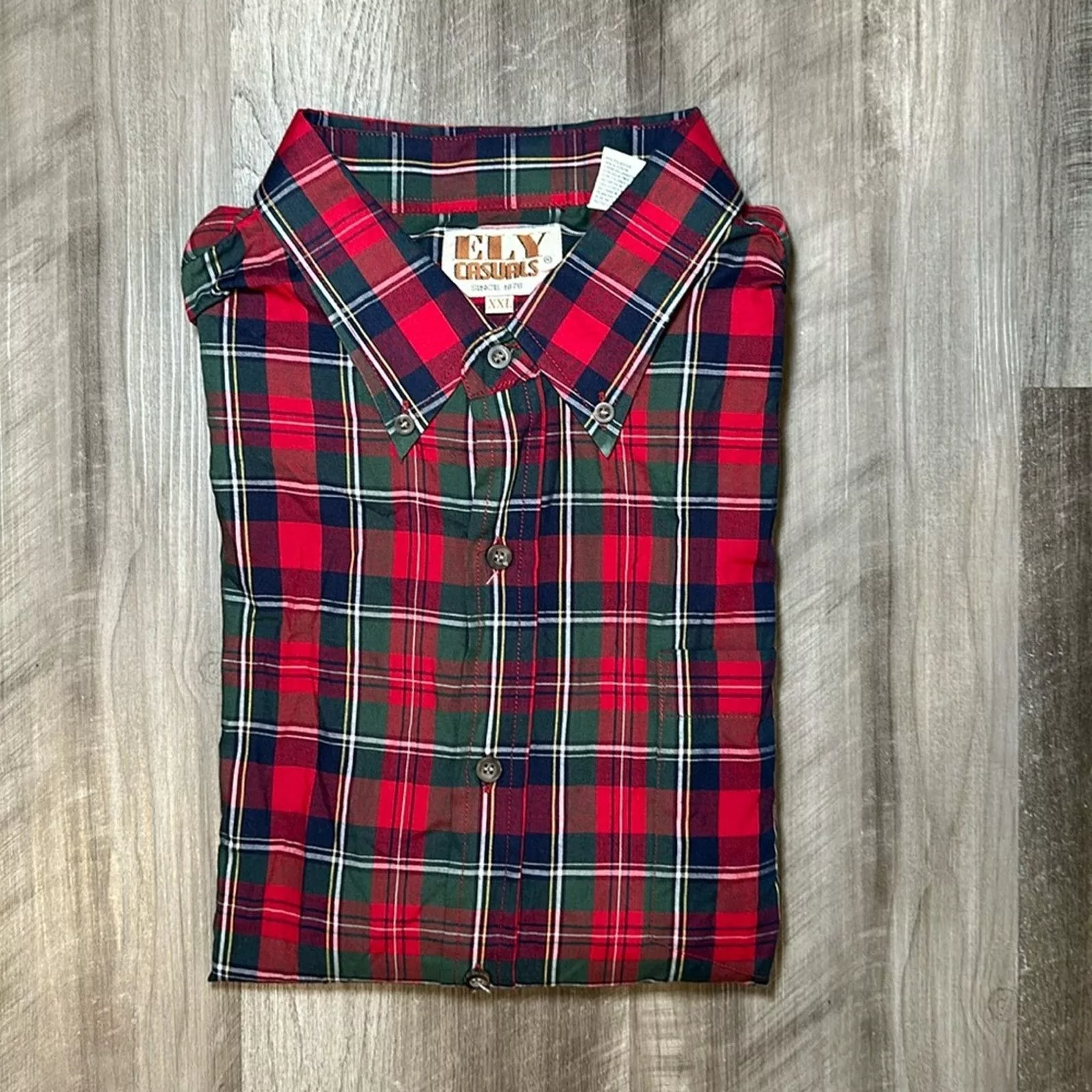 Other Shirts Button Ups Other ELY Casuals Long Sleeve Button Down - 2XL Red