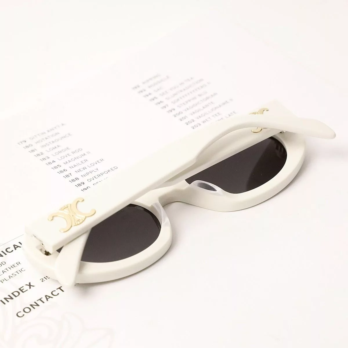 Celine Sunglasses CELINE CL40194U SUNGLASSES White