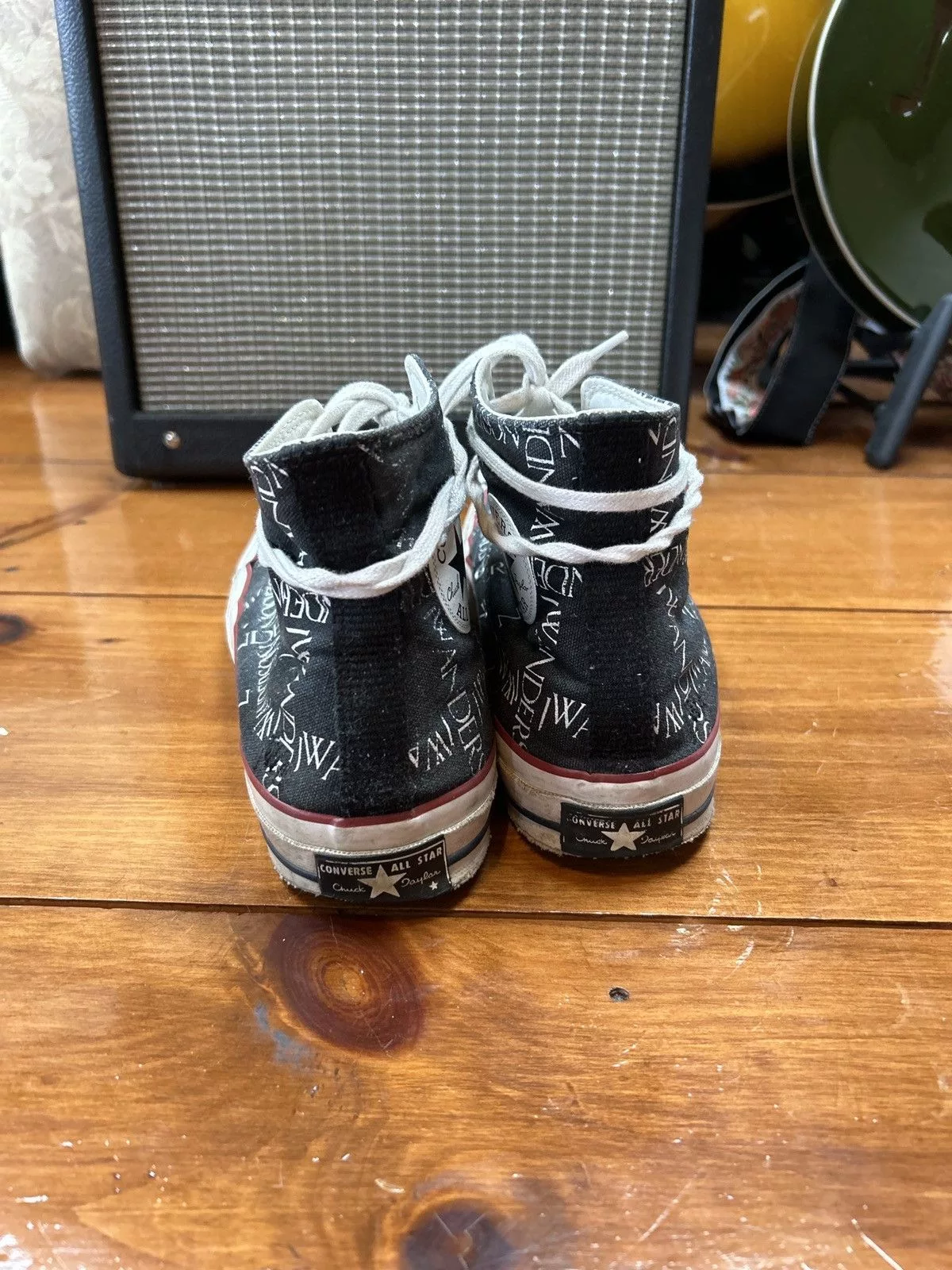 Converse Hi Top Sneakers Converse × JW Anderson Jw Anderson x converse “grid” black