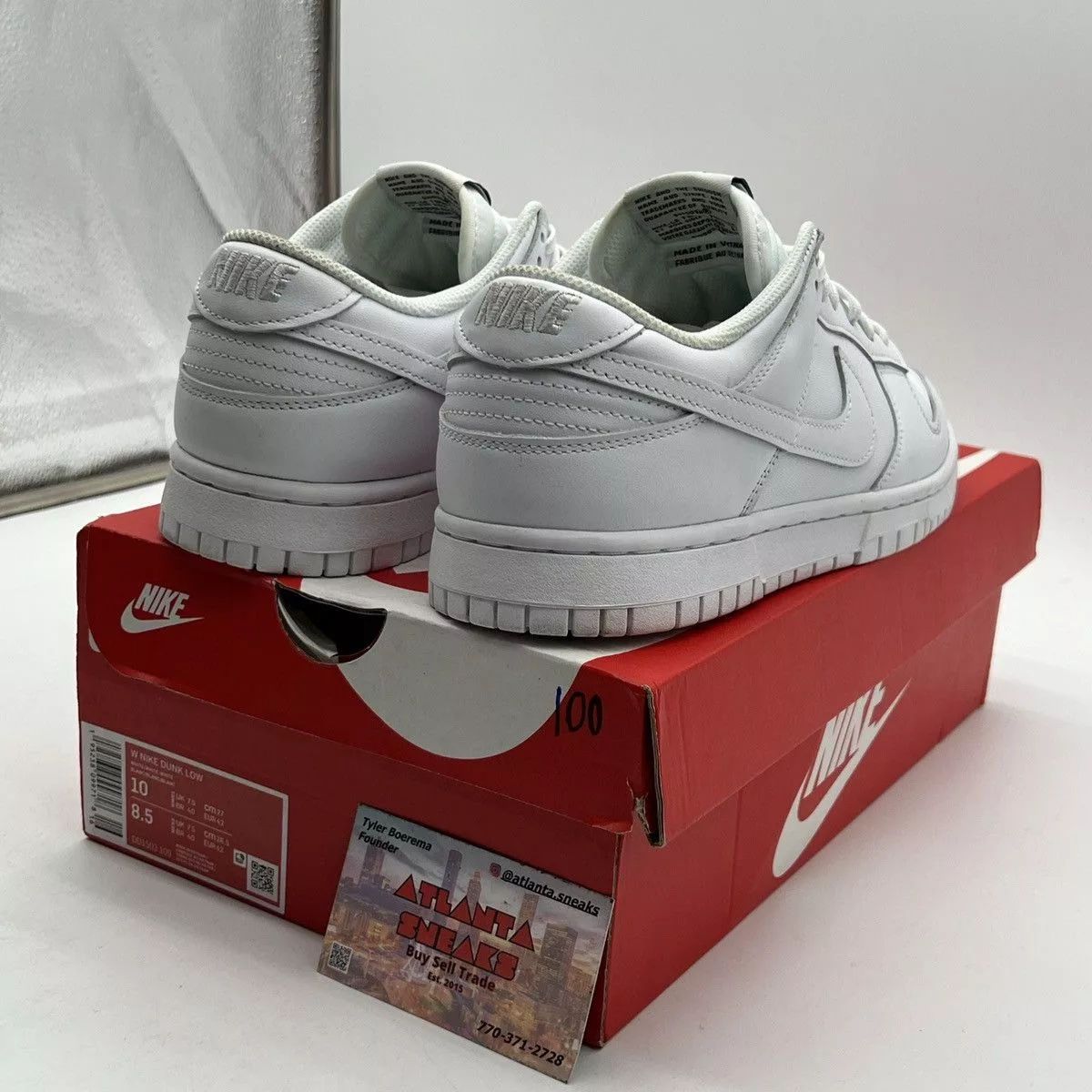 Nike Low Top Sneakers Nike dunk low triple white