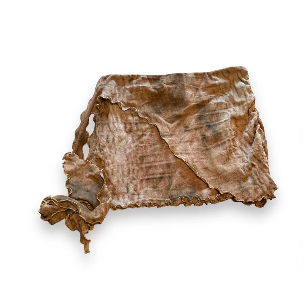 Blumarine Mini Skirts BLUMARINE Rock Mit Kroko-style In Brown