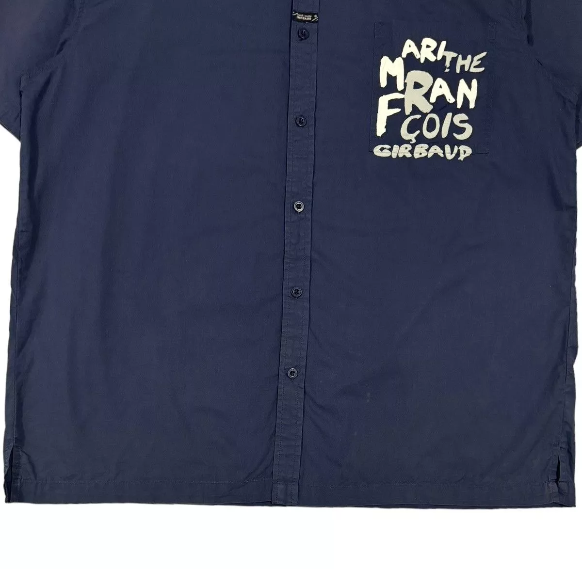 Marithe + Francois Girbaud Shirts Button Ups Marithe + Francois Girbaud Vtg🔥Marithe Francois Girbaud Printed Button Ups Shirt Blue