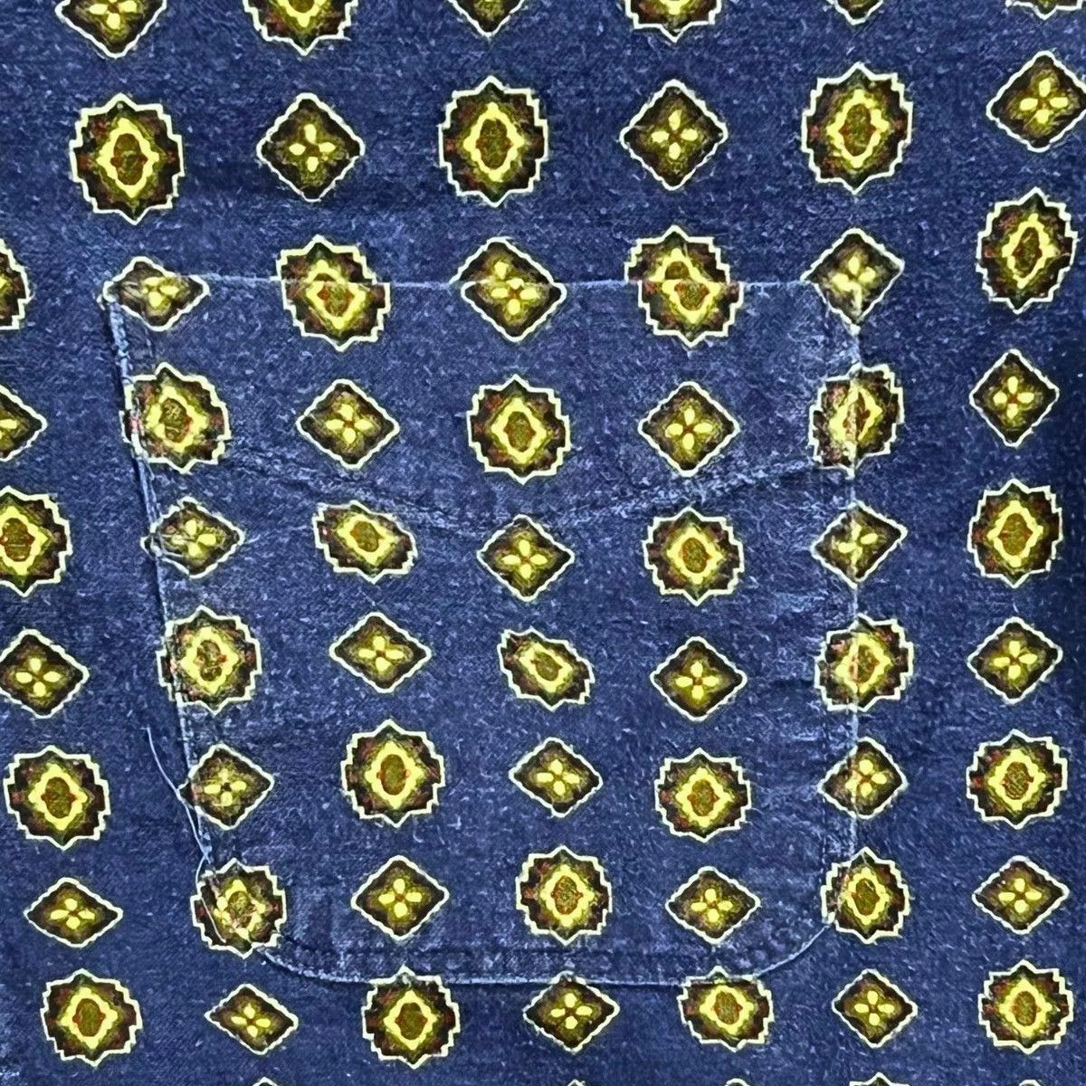 Panhandle Slim Shirts Button Ups Panhandle Slim × Pendleton × Woolrich Woolen Mills Woolrich Woolen Mills Fullprint Long Sleeve Button Up Shirt Blue