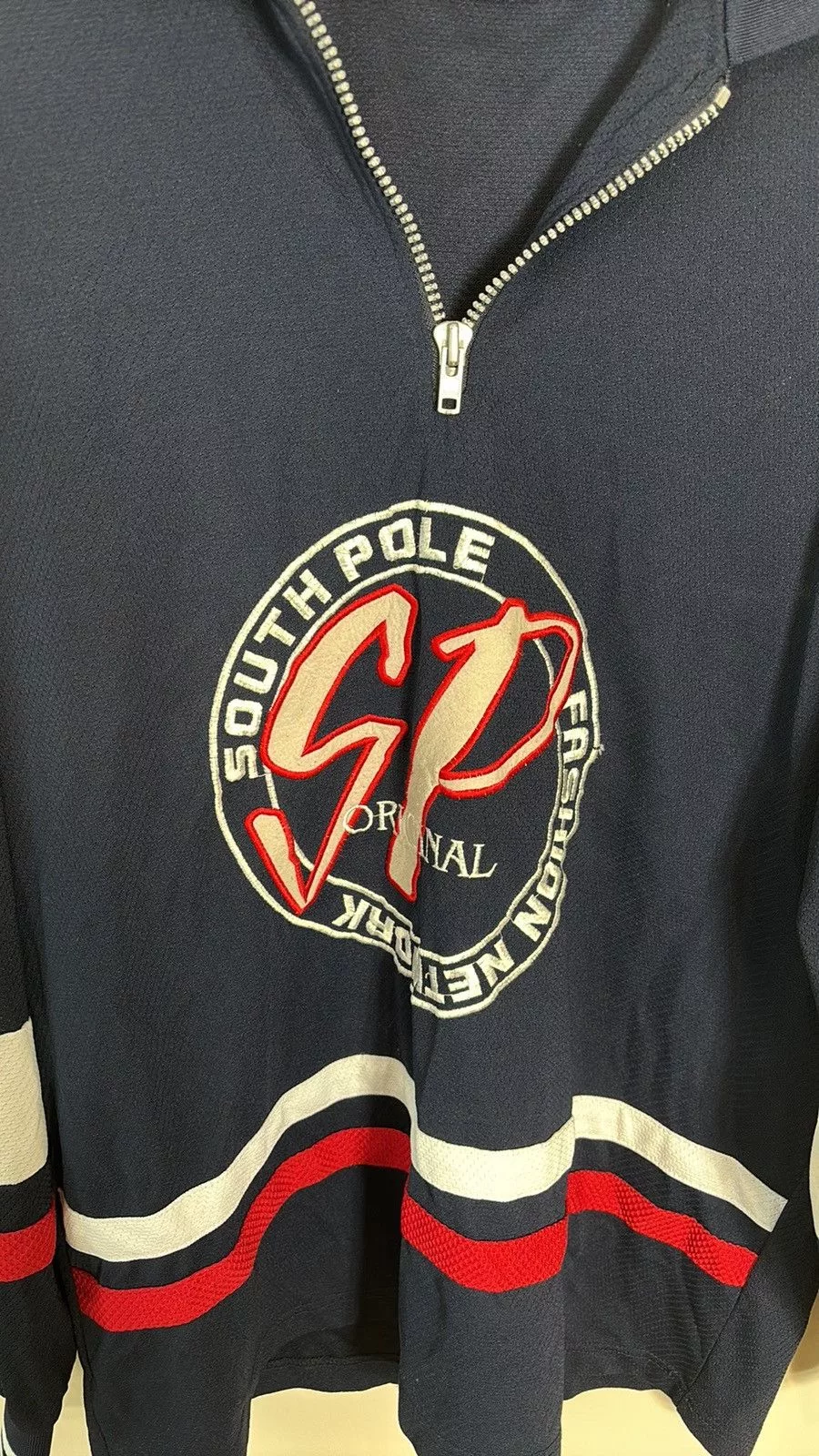 Southpole Jerseys Southpole × Vintage Vintage Southpole Jersey Blue Streetwear