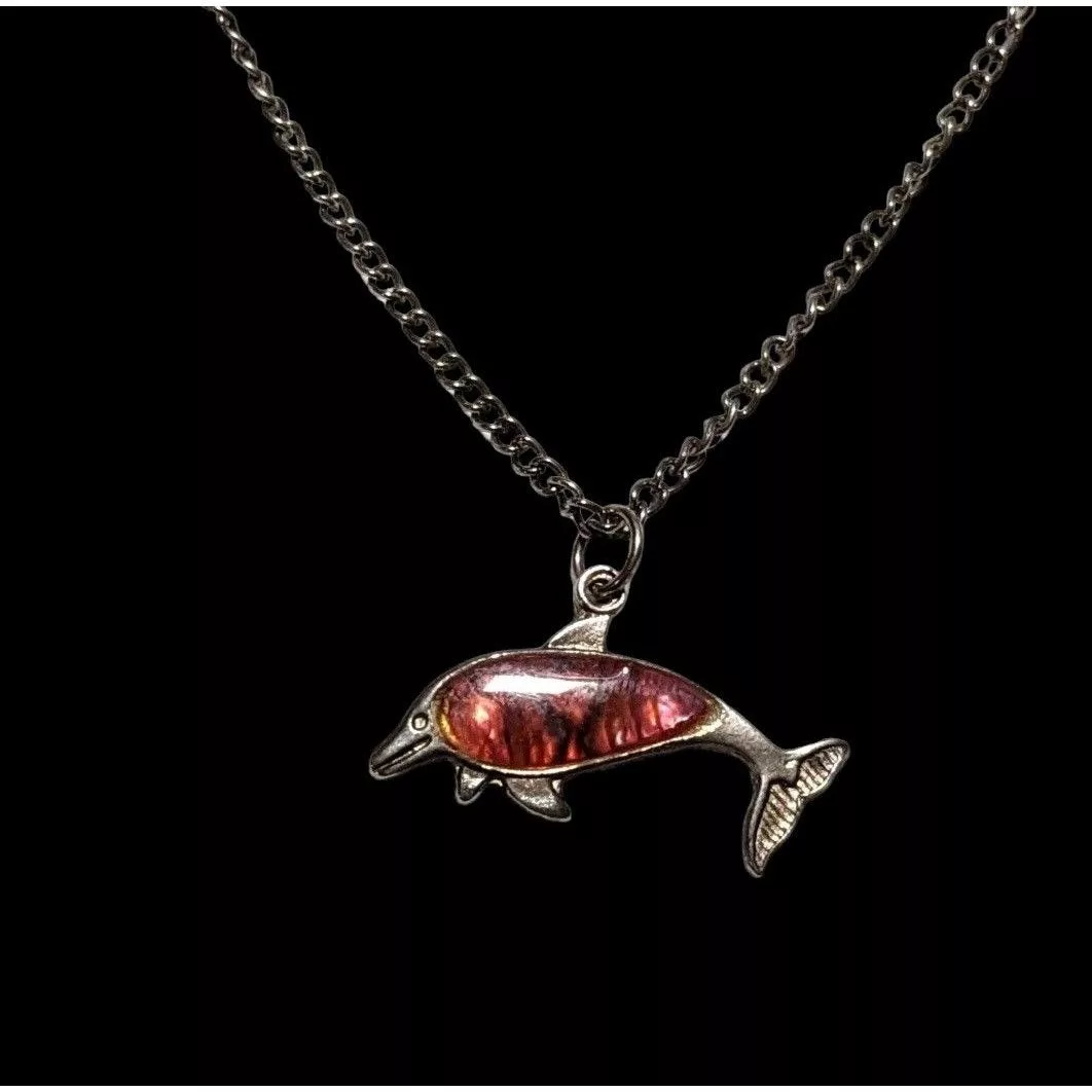 Other Necklaces Other Pink Shell Dolphin Necklace