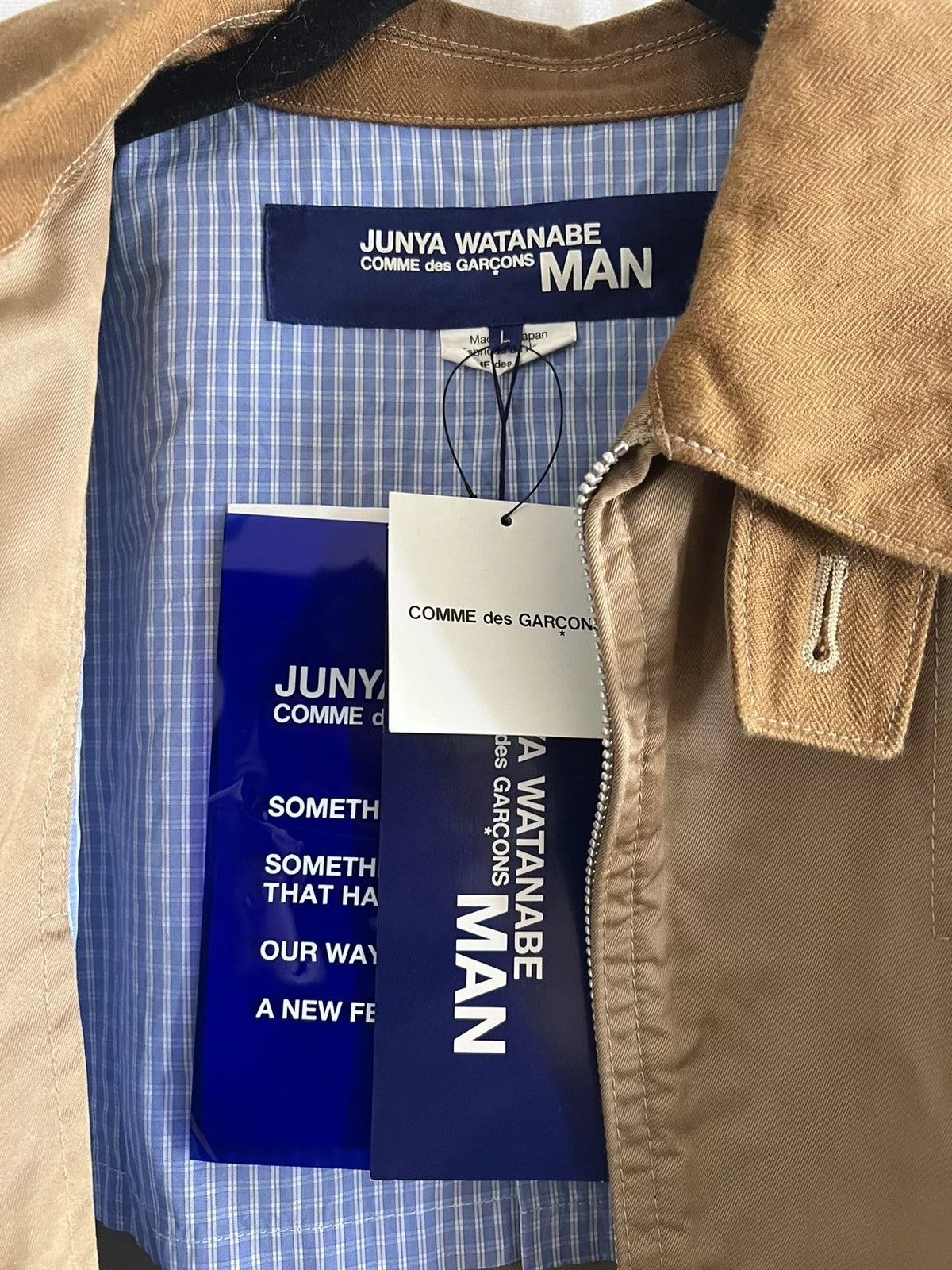 Junya Watanabe Light Jackets Junya Watanabe Tan Tool Jacket Brown