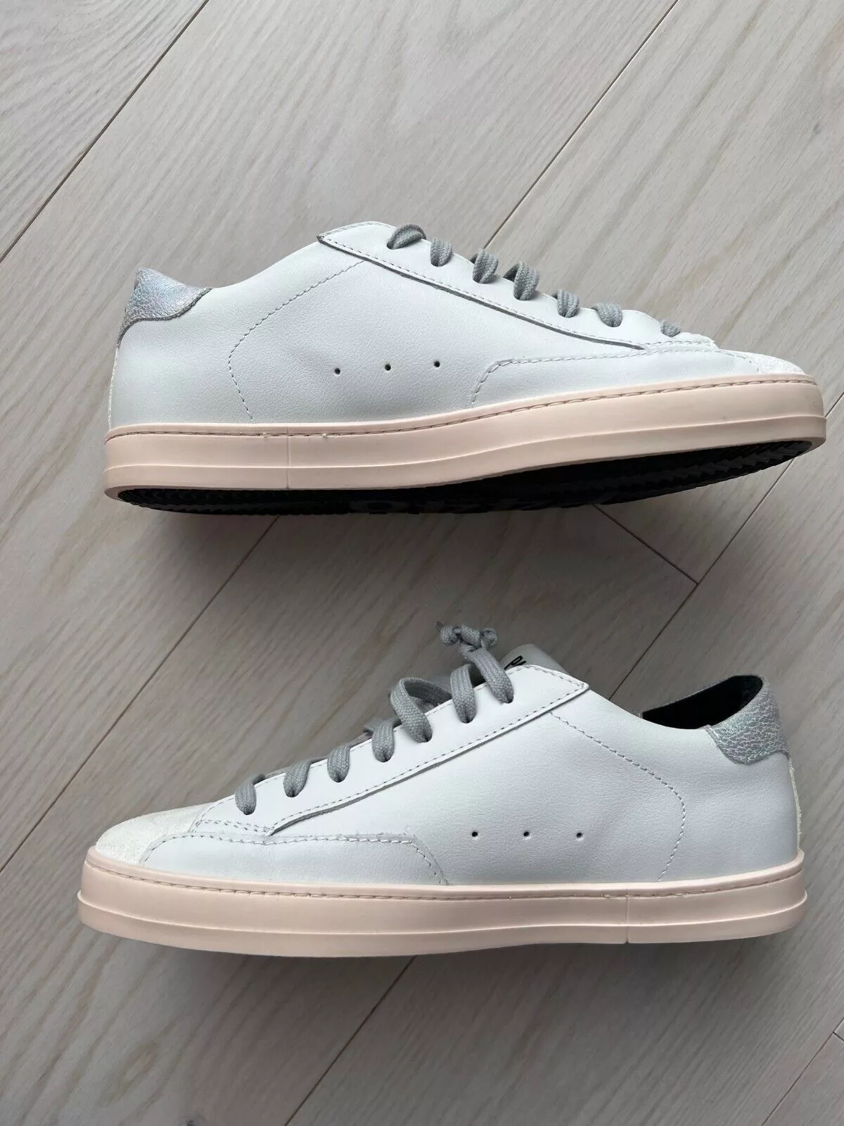 P448 Flats P448 John Morea Leather Sneaker Shoes White ( 40 )