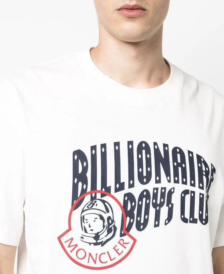 Moncler Short Sleeve T Shirts Moncler x BBC t shirt White