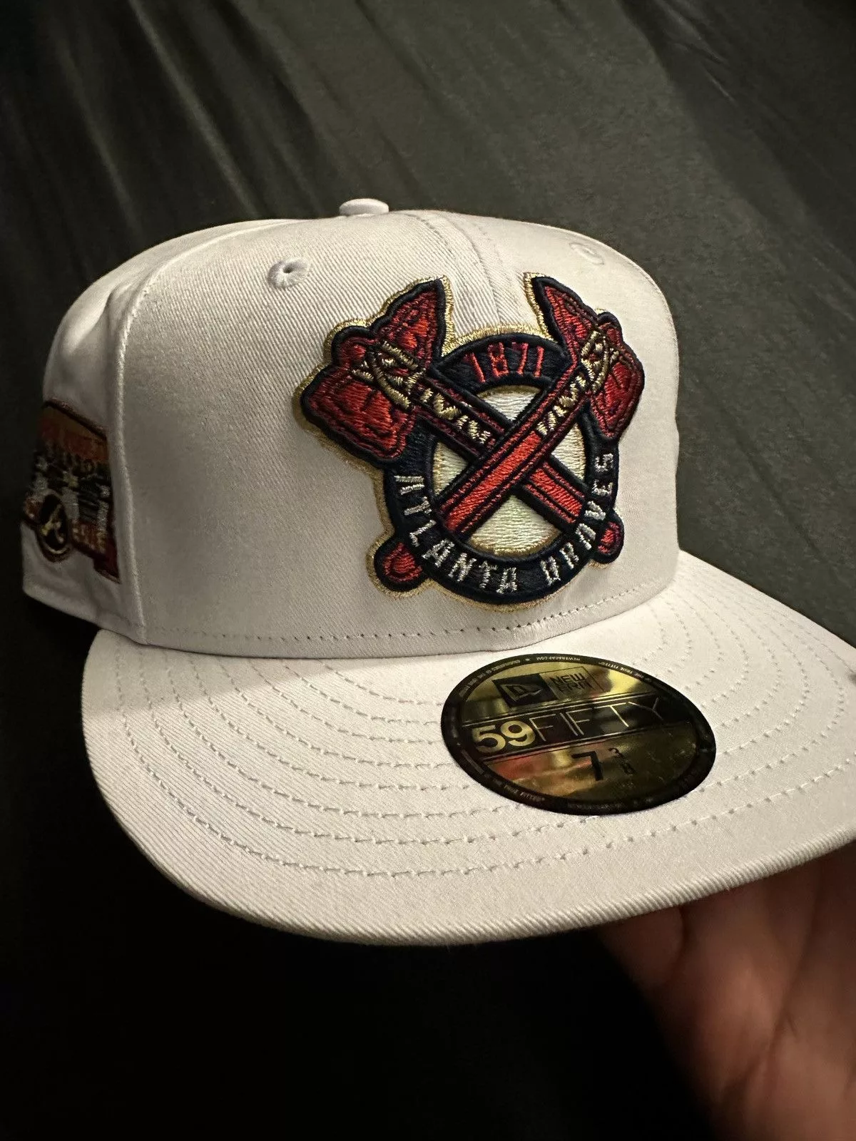 MyFitteds Hats ATLANTA BRAVES x MYFITTEDS White