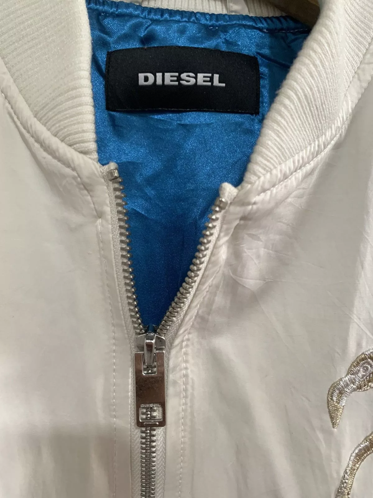 Diesel Bombers Diesel miami dreaming bomber jacket White Luxury