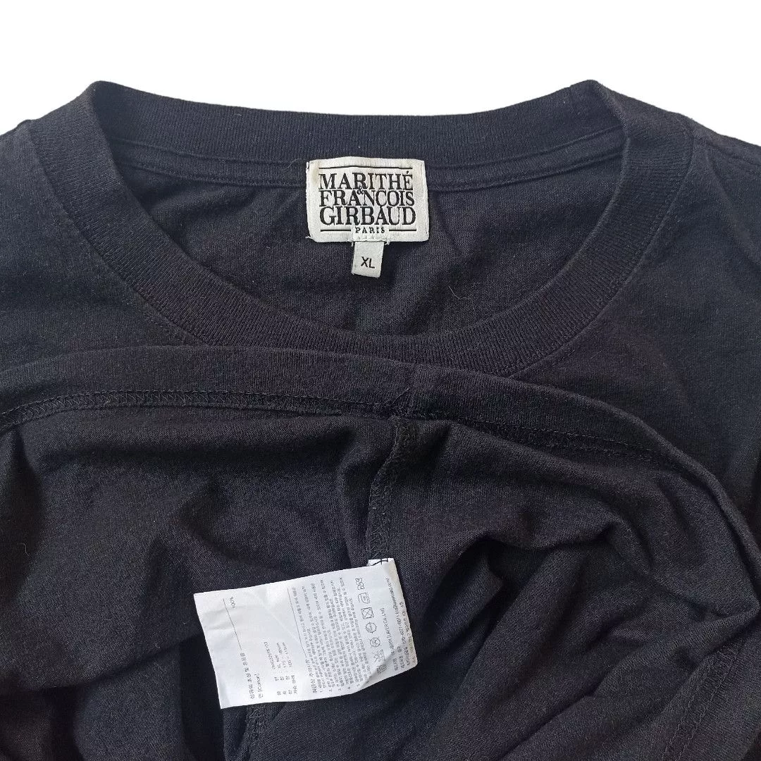 Marithe + Francois Girbaud Short Sleeve T Shirts Marithe + Francois Girbaud Vintage Y2K Marithe Francois Girboud T Shirt Black