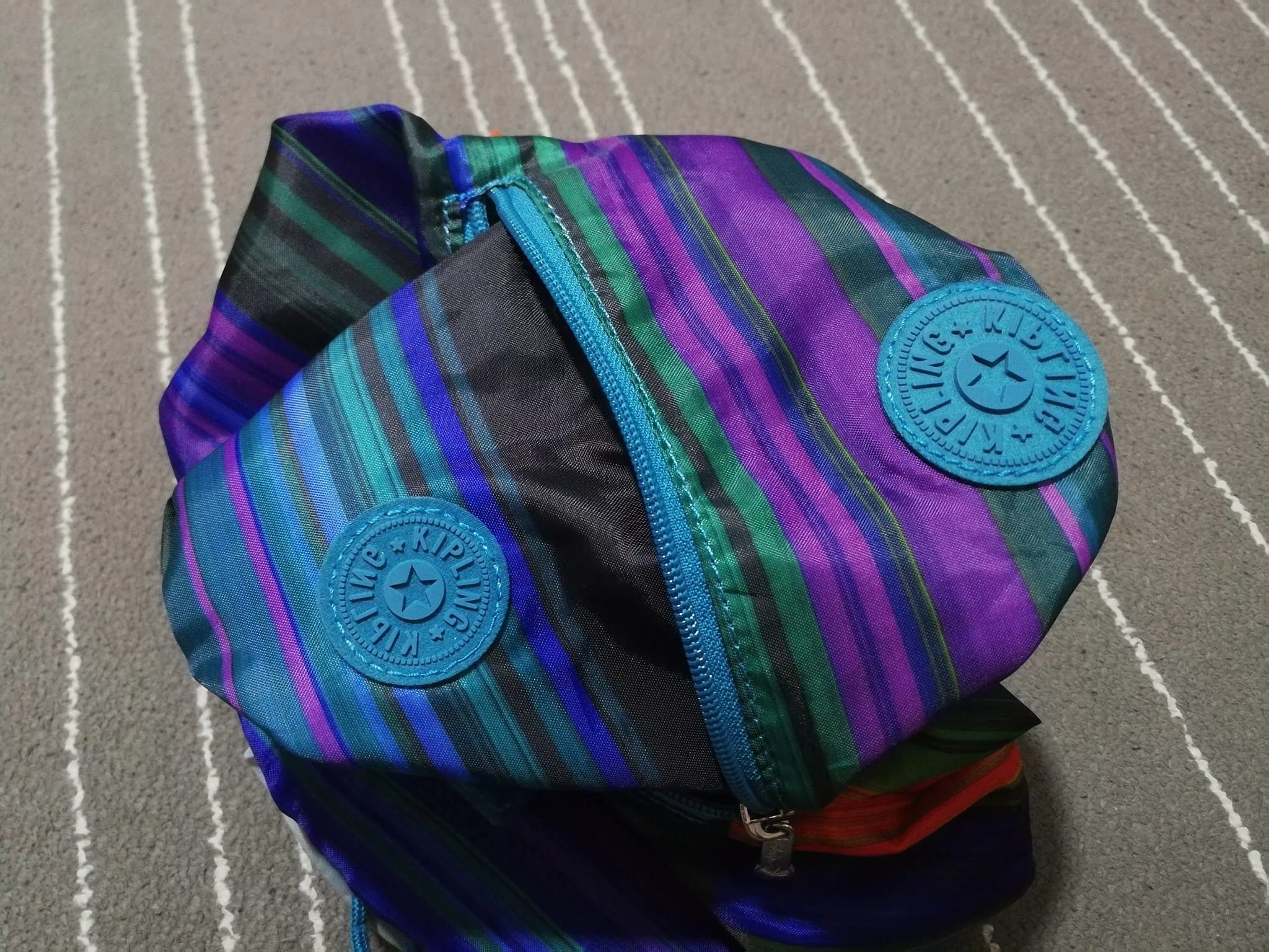 Designer Backpacks Designer Kipling bag rainbow polyester Multi