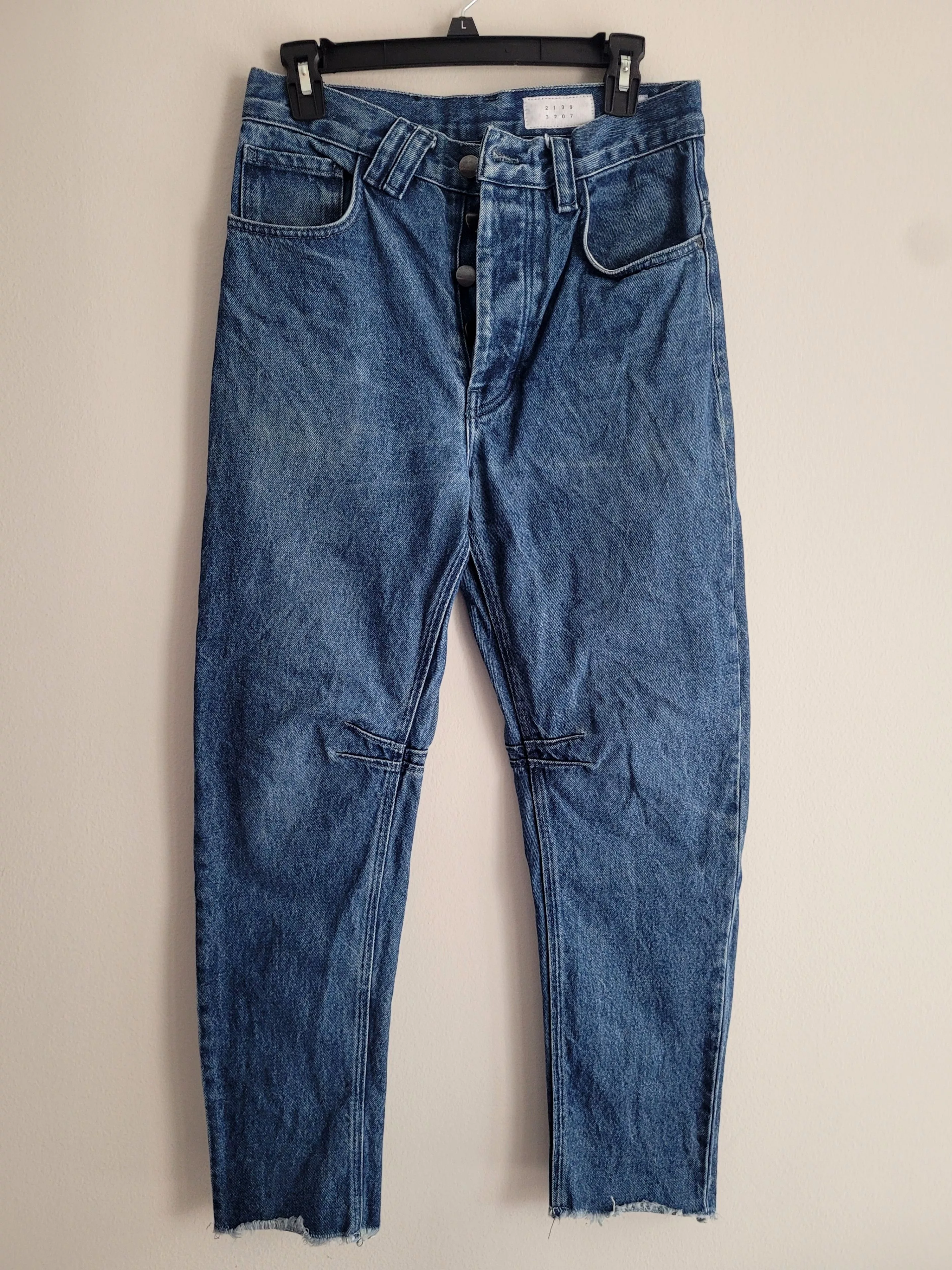 Chapter Denim Chapter "Cot" Straight Leg Blue Jeans Black