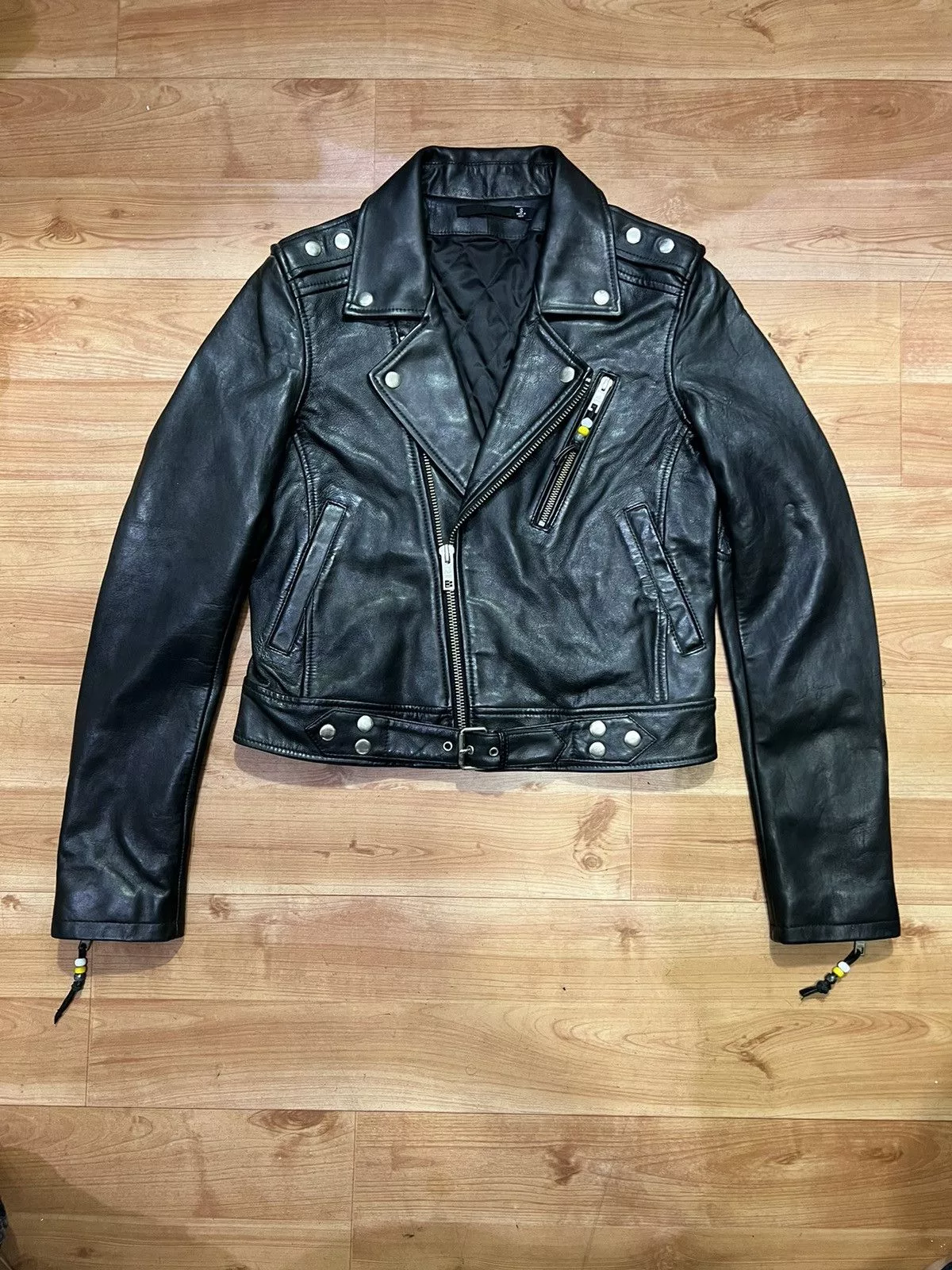 Blk Dnm Leather Jackets BLK DNM LEATHER JACKET 1 BLACK