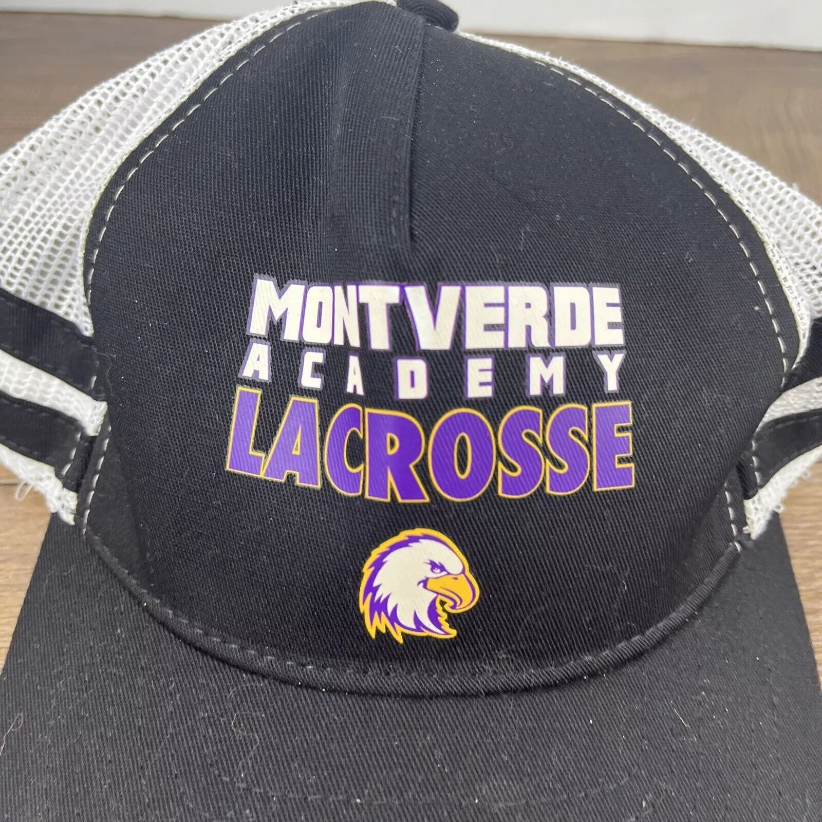 Other Hats Other Mountverde Academy Lacrosse Hat Eagles Black Hat Adjustable