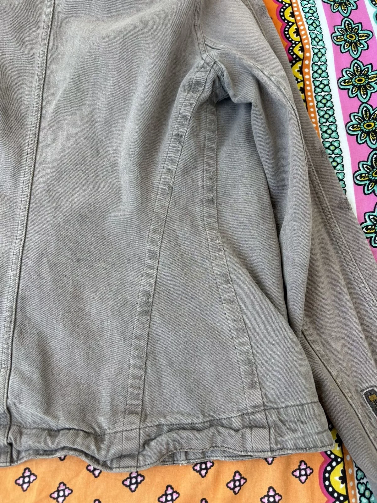 Julius Denim Jackets Julius Juluis 7 Denim Jacket Beige