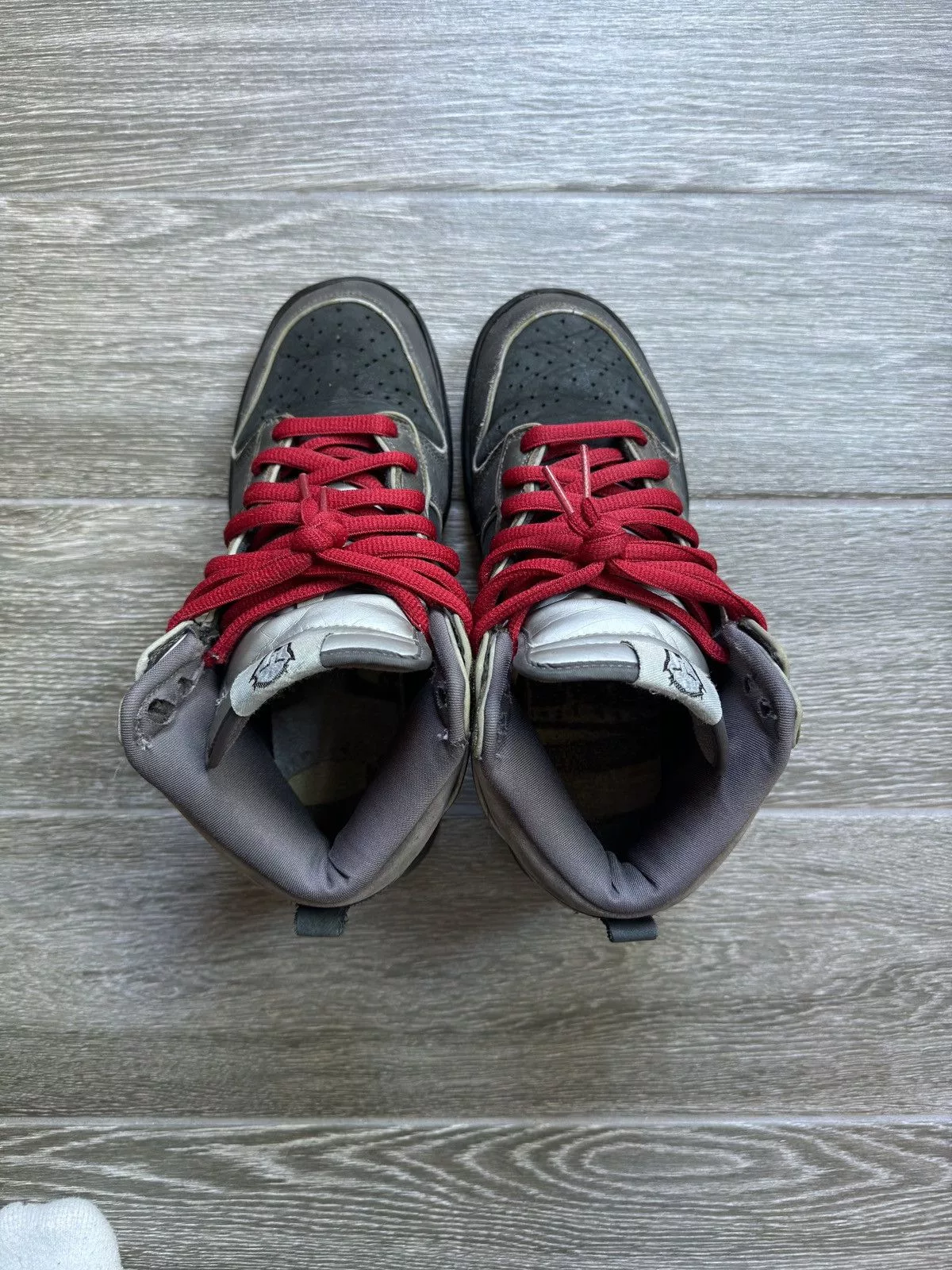 MF Doom Hi Top Sneakers MF Doom × Nike Nike sb dunk MF doom Black