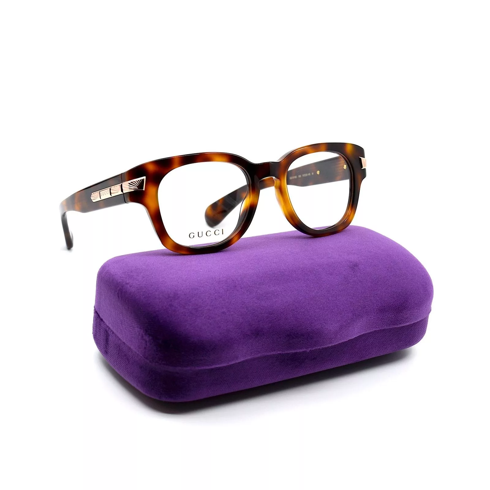 Gucci Glasses NEW GUCCI GG1518O 002 HAVANA AUTHENTIC EYEGLASSES FRAME Brown