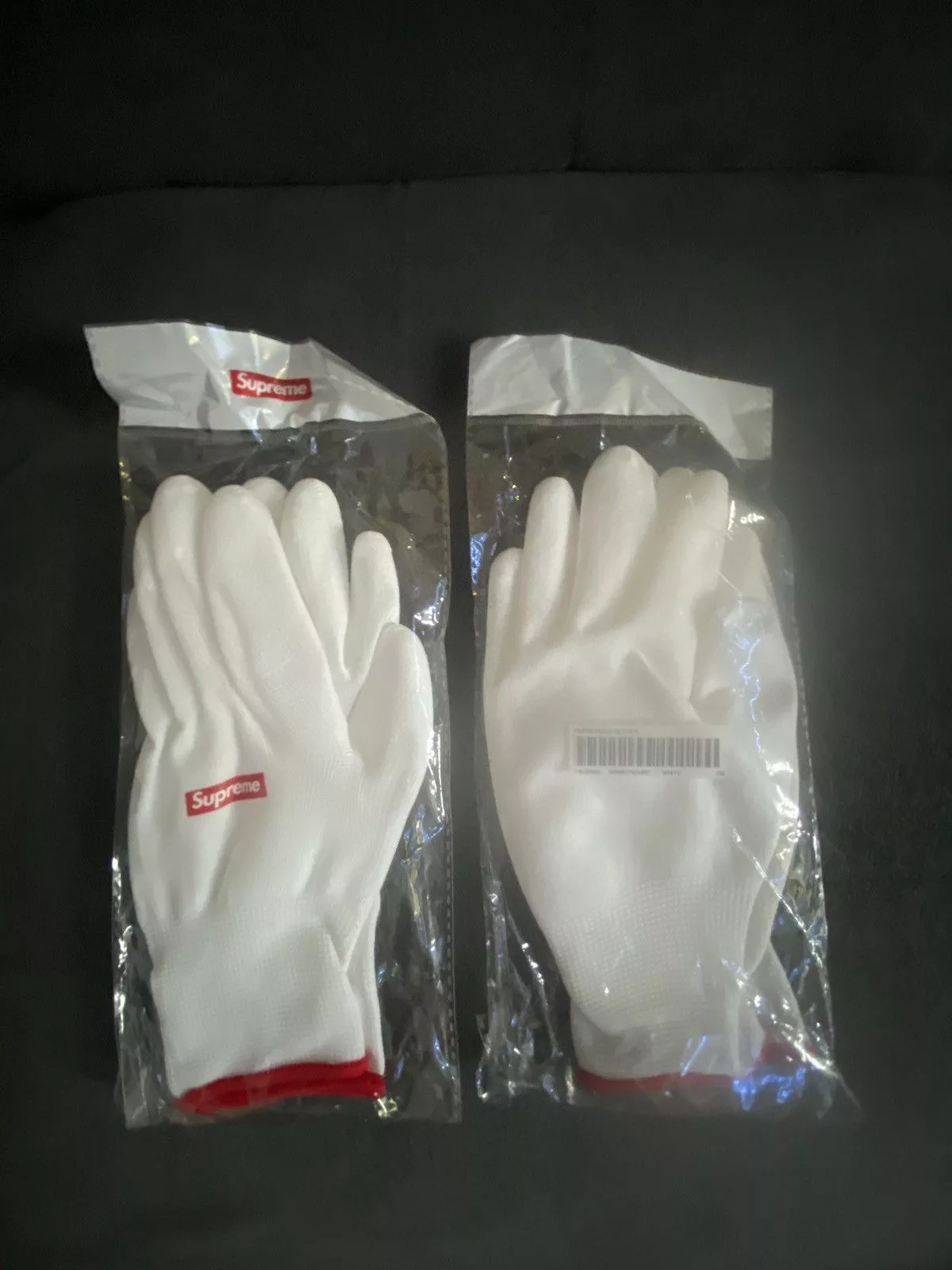 Supreme Supreme Supreme work gloves White