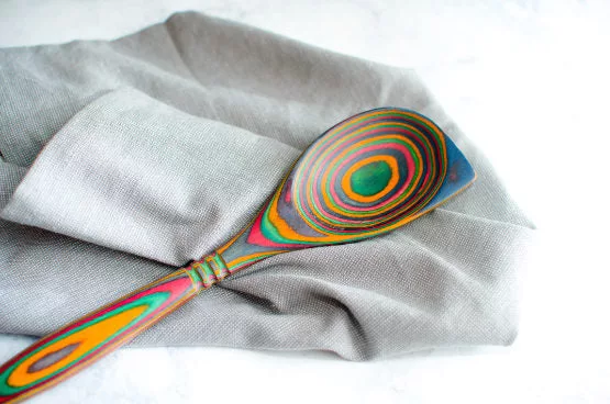 12" Rainbow Pakka Corner Spoon